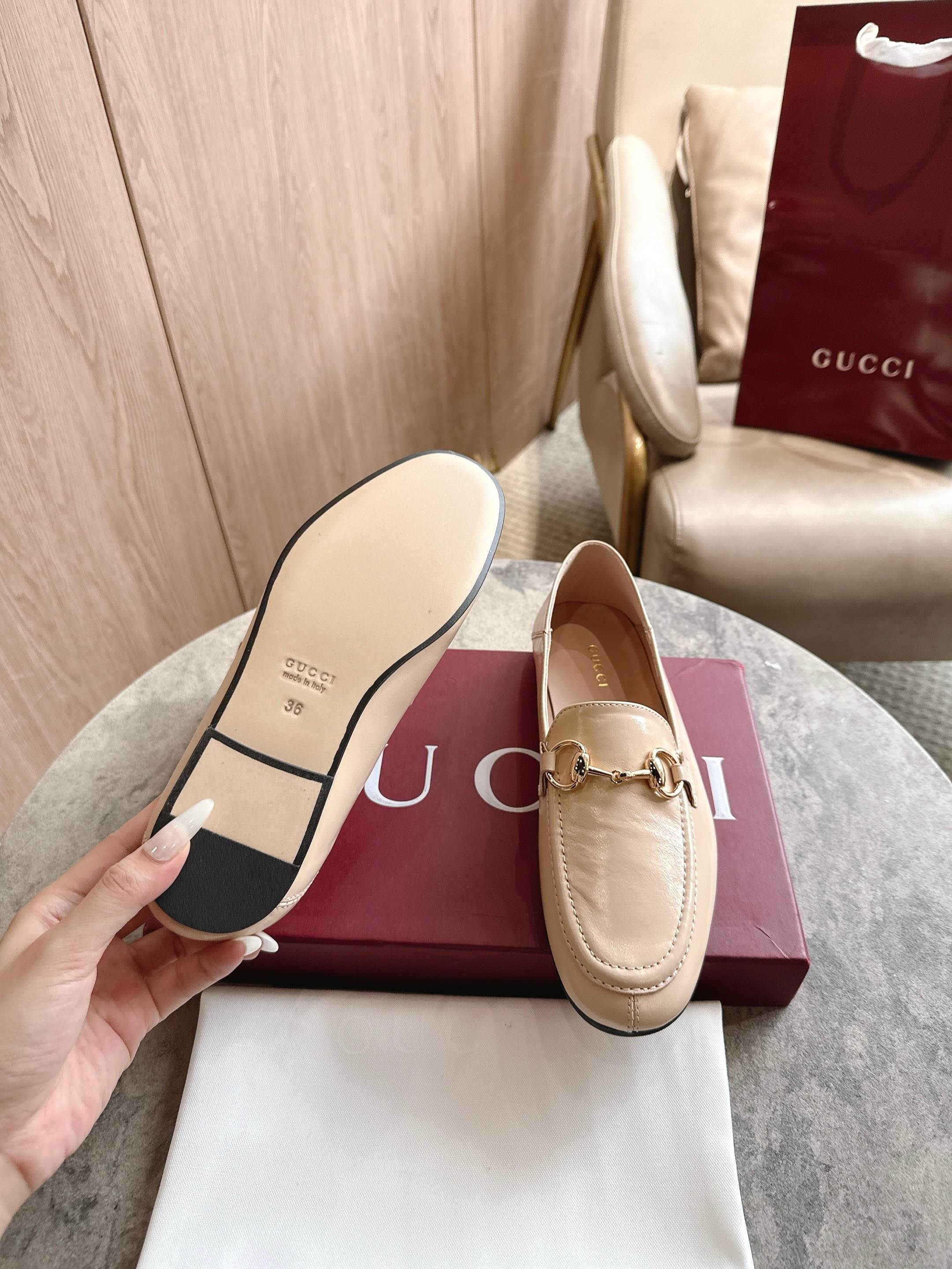 Cheap Gucci Loafers For Women in 235771, $85 USD- [IB235771] - Replica Gucci Loafers For Women