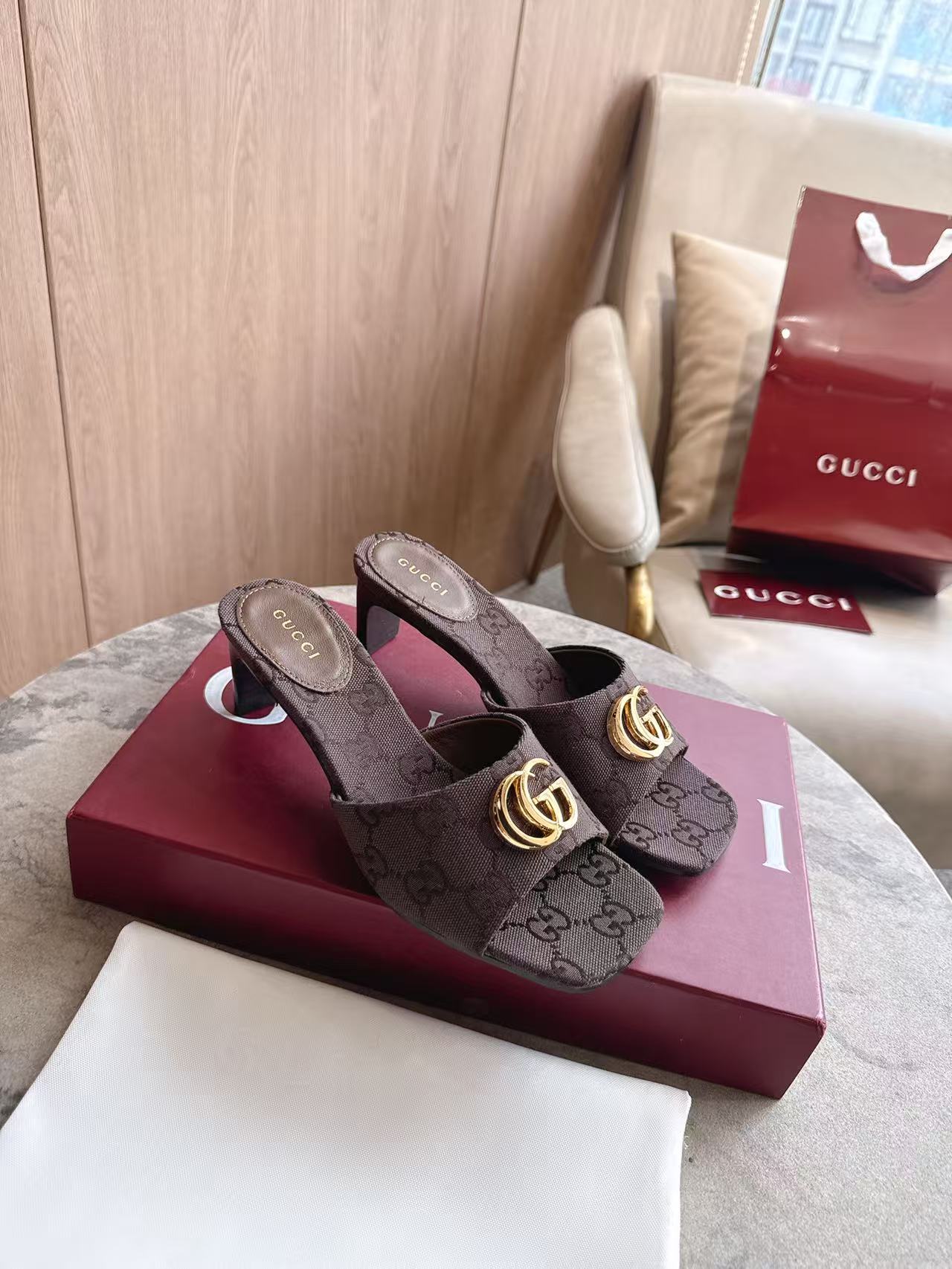 Cheap Gucci Slippers For Women in 235781, $60 USD- [IB235781] - Replica Gucci Slippers For Women