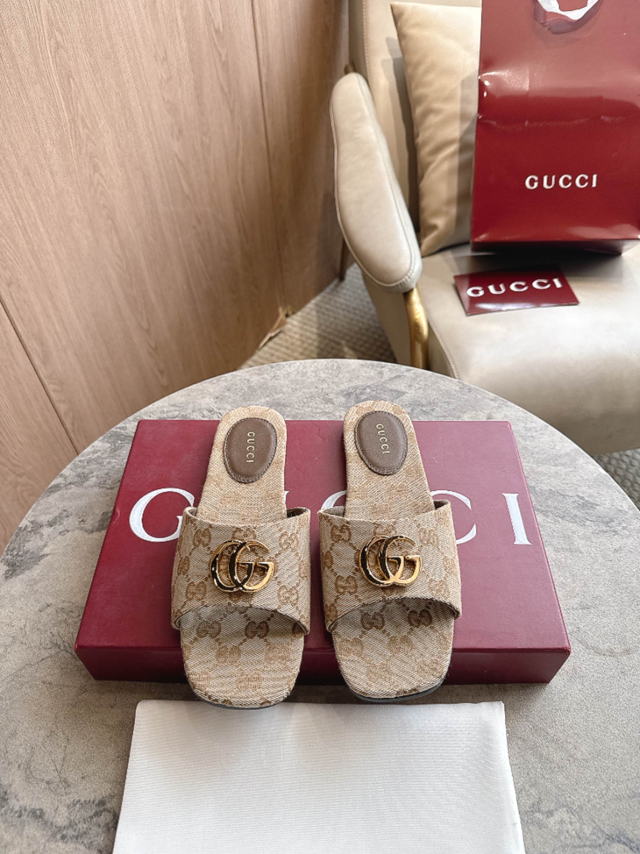 Cheap Gucci Slippers For Women in 235793, $55 USD- [IB235793] - Replica Gucci Slippers For Women
