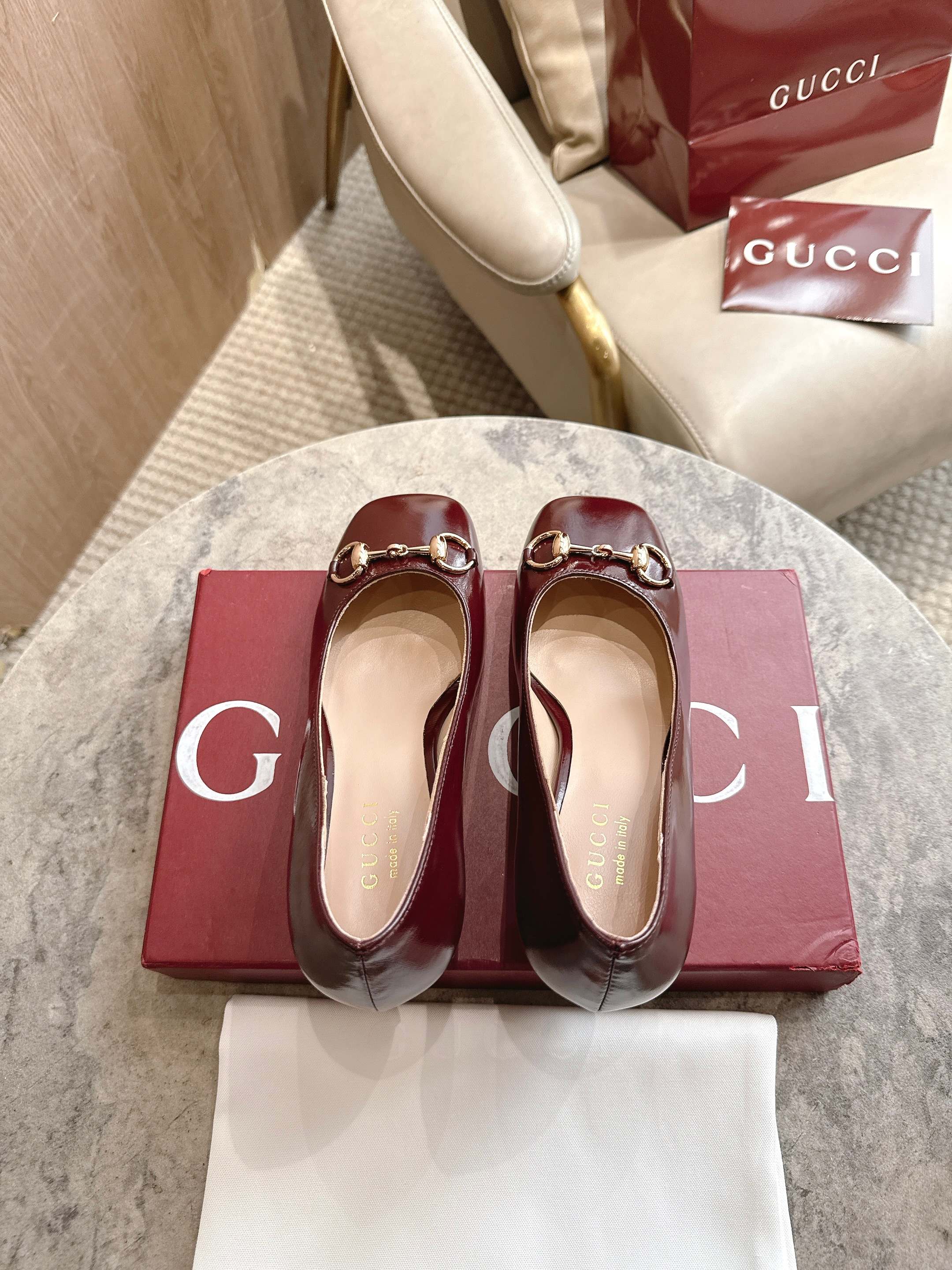 Cheap Gucci Sandals And Pumps For Women in 235817, $85 USD- [IB235817] - Replica Gucci Sandals And Pumps For Women