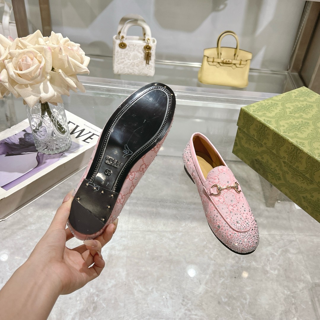 Cheap Gucci Loafers For Women in 235837, $85 USD- [IB235837] - Replica Gucci Loafers For Women