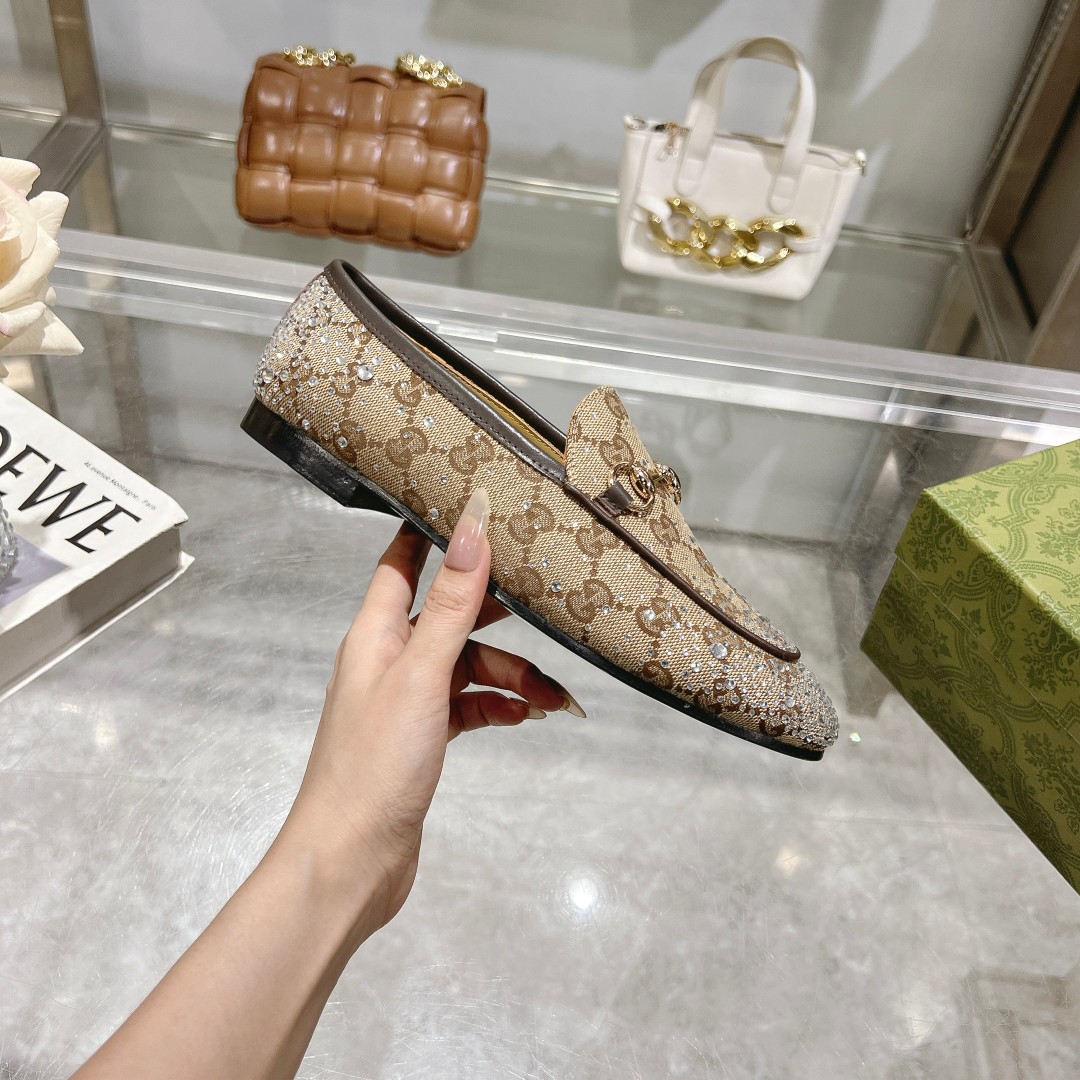 Cheap Gucci Loafers For Women in 235839, $85 USD- [IB235839] - Replica Gucci Loafers For Women