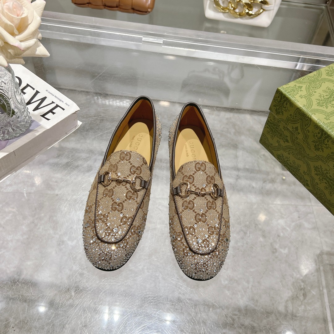 Cheap Gucci Loafers For Women in 235839, $85 USD- [IB235839] - Replica Gucci Loafers For Women
