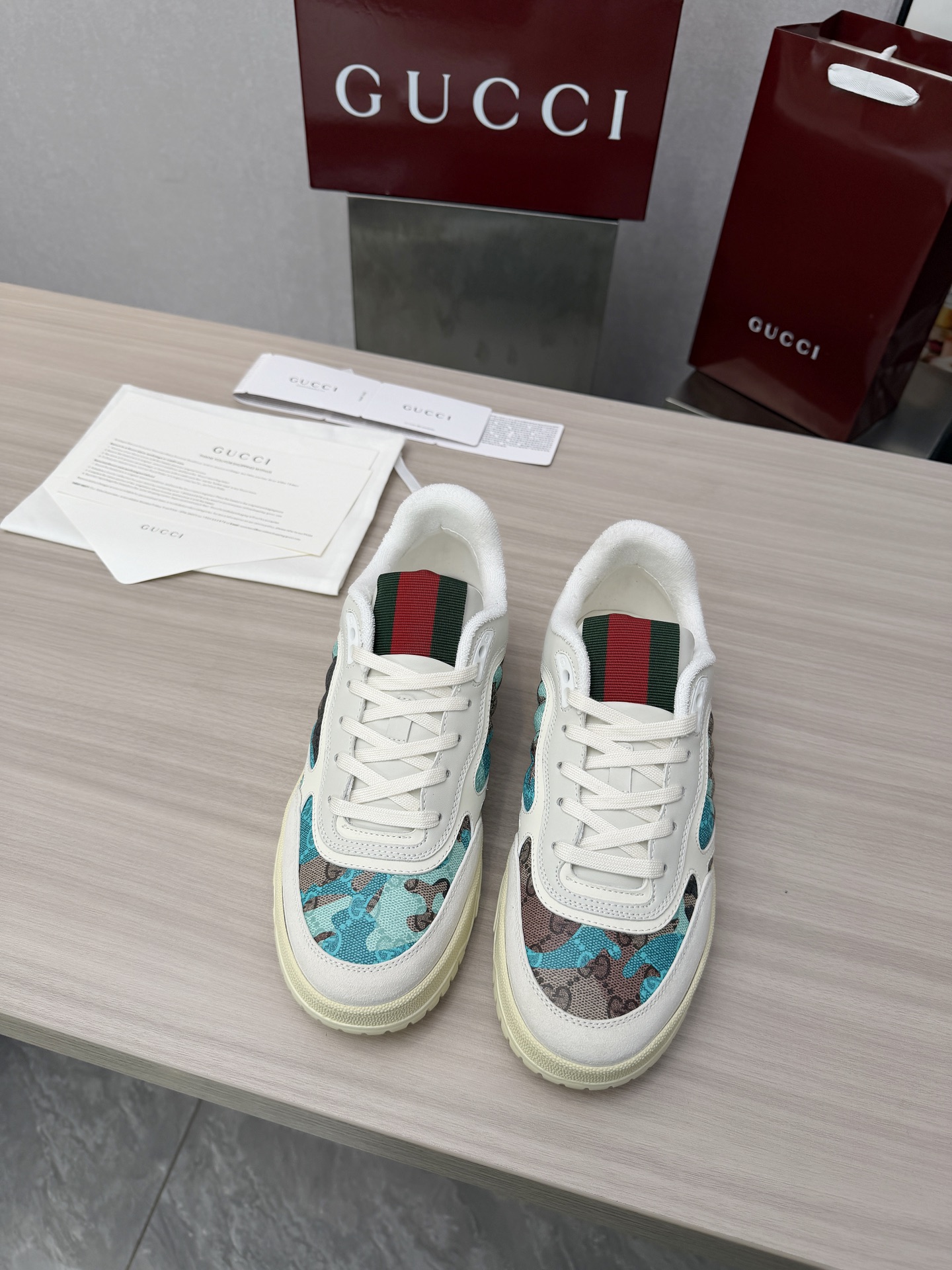 Cheap Gucci Sneakers For Men in 235840, $85 USD- [IB235840] - Replica Gucci Sneakers For Men