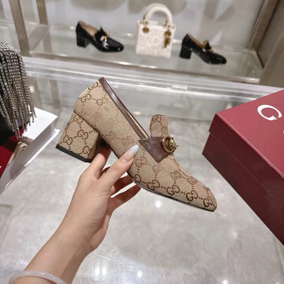 Cheap Gucci Loafers For Women in 235850, $85 USD- [IB235850] - Replica Gucci Loafers For Women