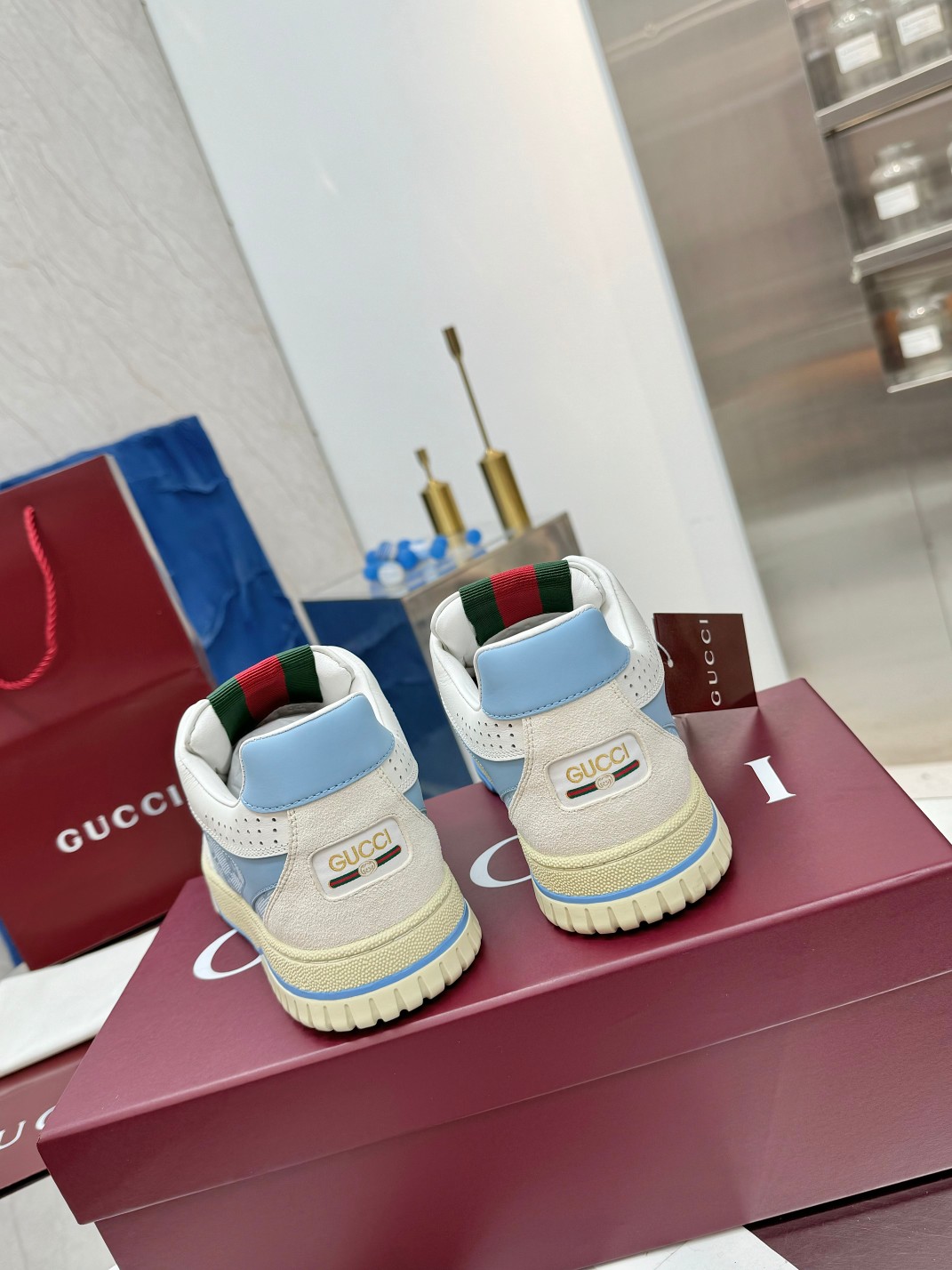 Cheap Gucci Sneakers For Women in 235873, $85 USD- [IB235873] - Replica Gucci Sneakers For Women