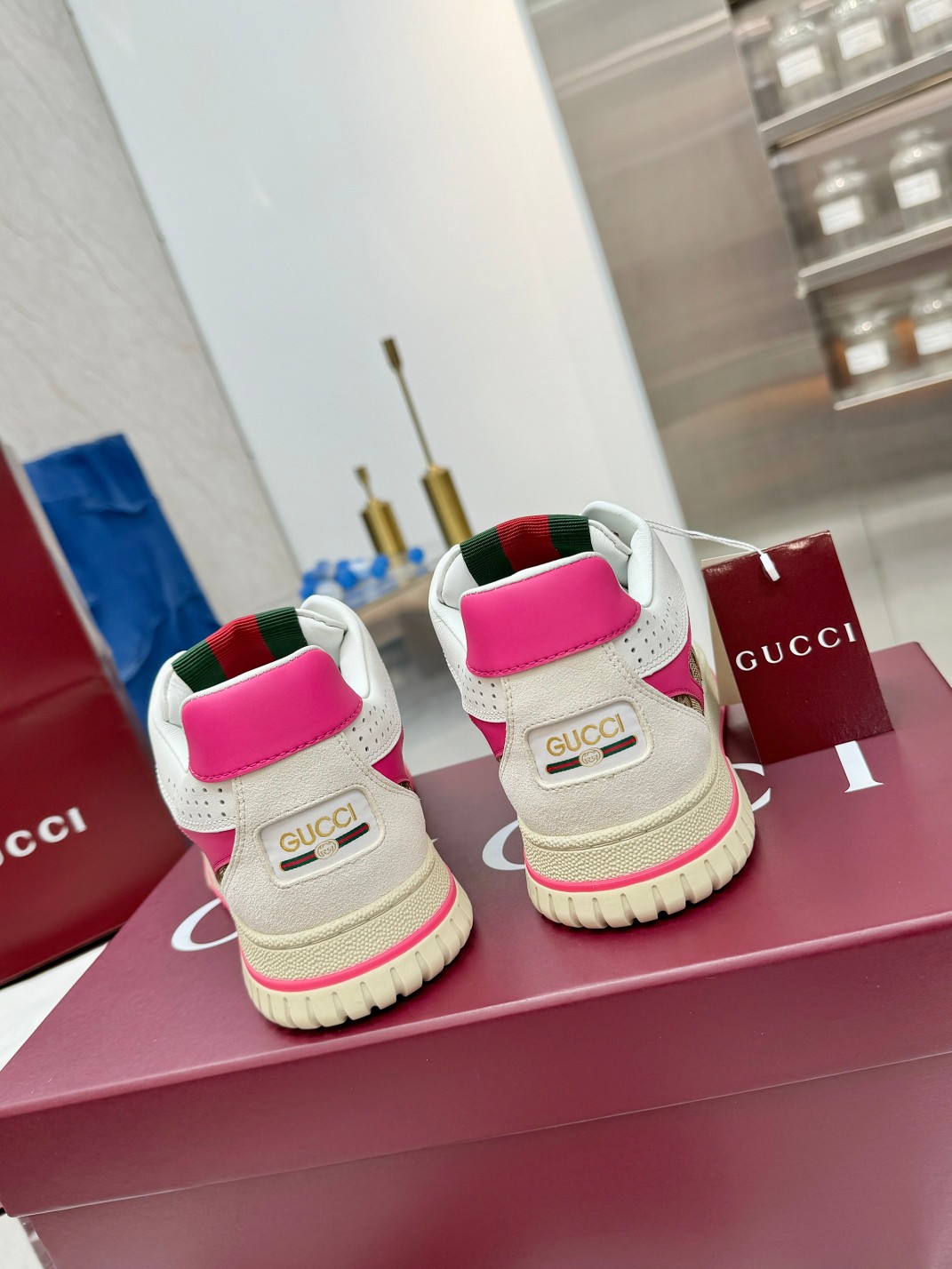 Cheap Gucci Sneakers For Women in 235875, $85 USD- [IB235875] - Replica Gucci Sneakers For Women