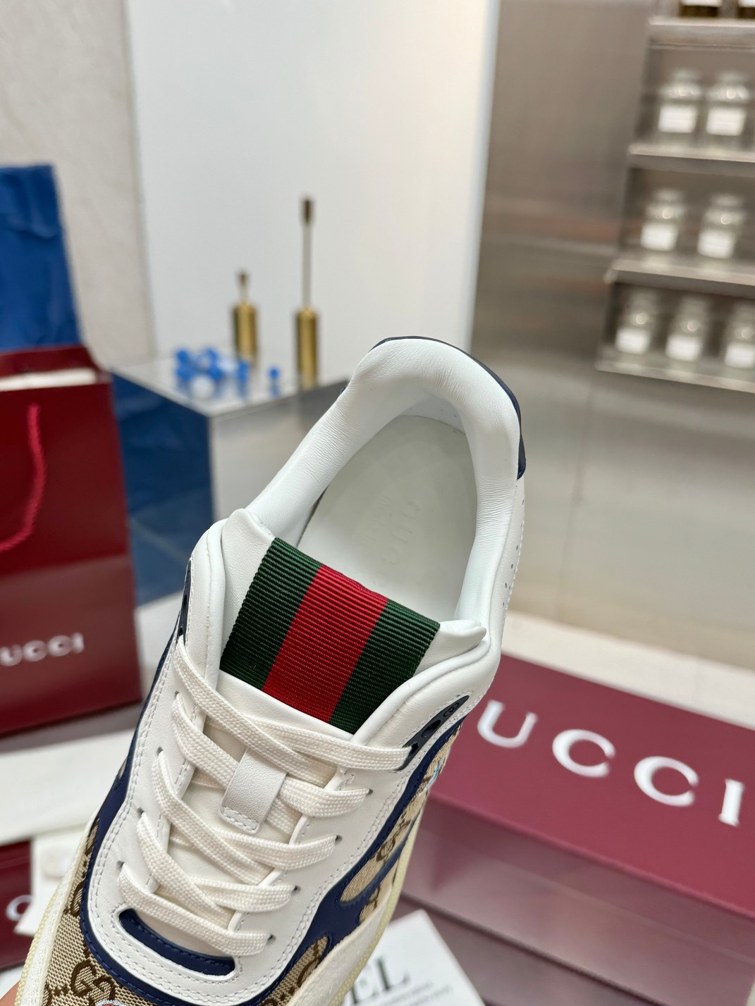 Cheap Gucci Sneakers For Women in 235876, $85 USD- [IB235876] - Replica Gucci Sneakers For Women