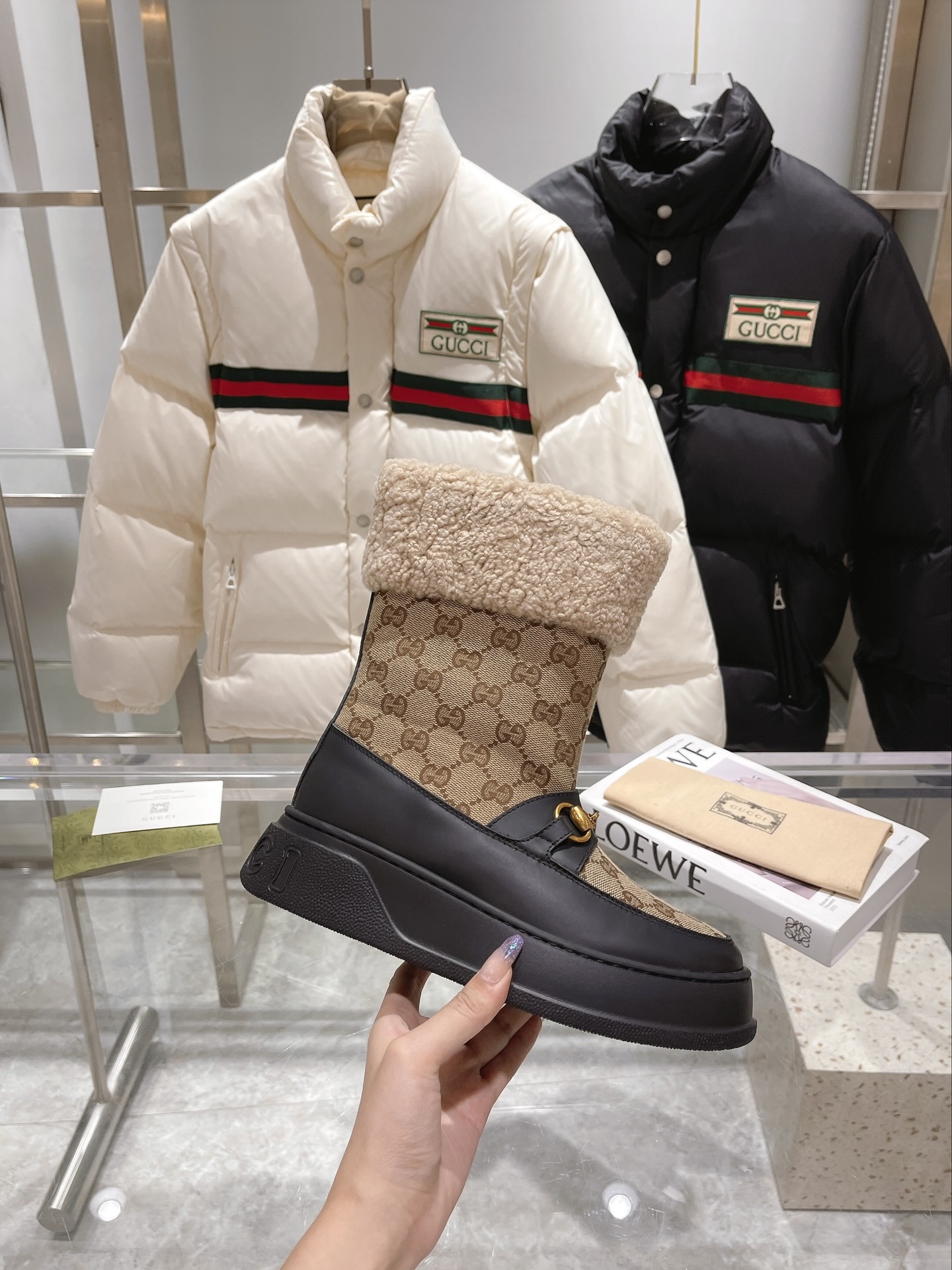 Cheap Gucci Boots For Women in 235884, $95 USD- [IB235884] - Replica Gucci Boots For Women