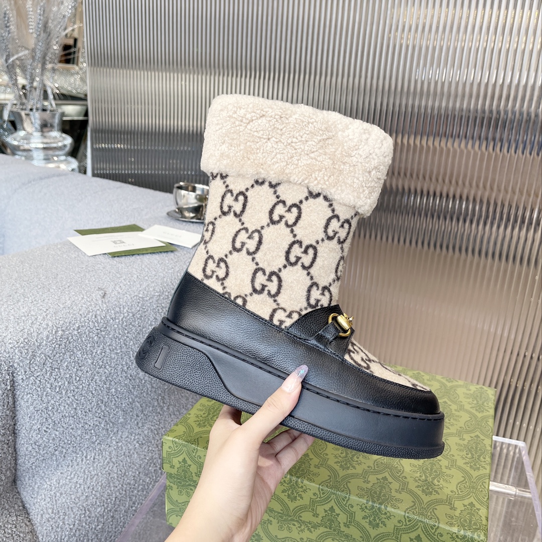 Cheap Gucci Boots For Women in 235886, $95 USD- [IB235886] - Replica Gucci Boots For Women