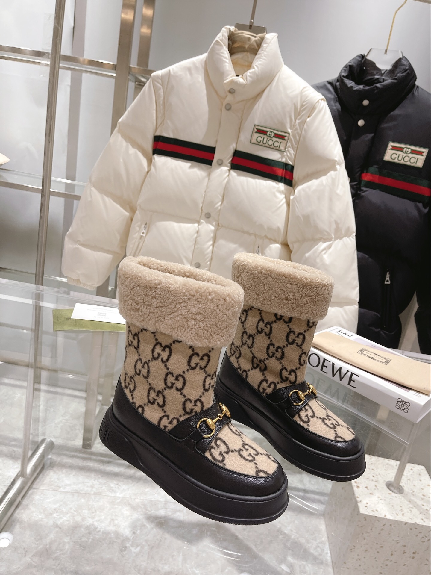 Cheap Gucci Boots For Women in 235886, $95 USD- [IB235886] - Replica Gucci Boots For Women
