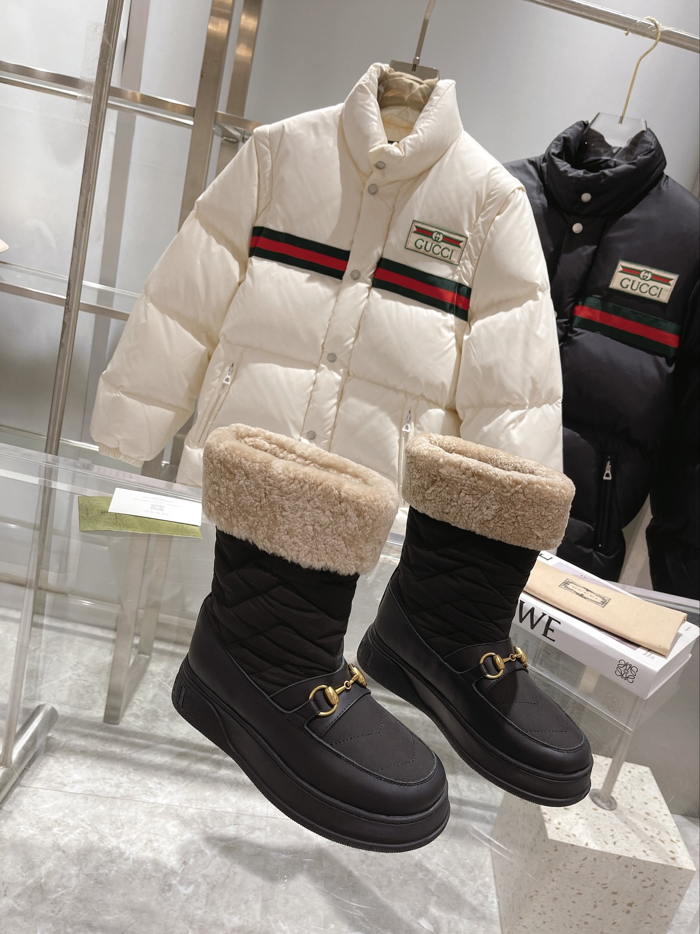 Cheap Gucci Boots For Women in 235888, $95 USD- [IB235888] - Replica Gucci Boots For Women