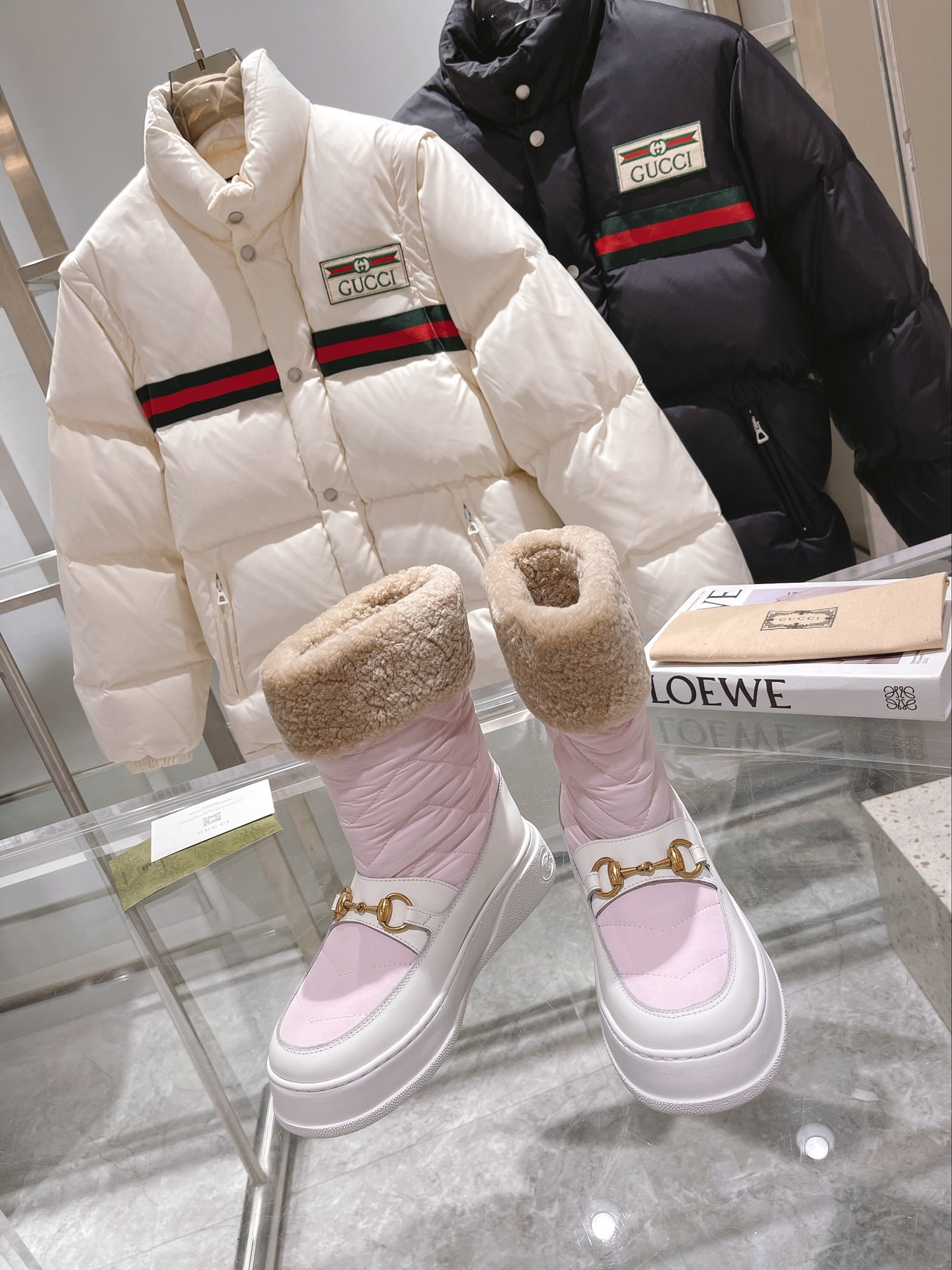Cheap Gucci Boots For Women in 235890, $95 USD- [IB235890] - Replica Gucci Boots For Women