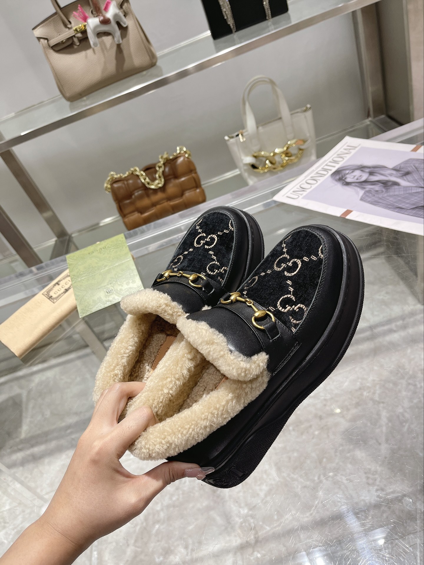 Cheap Gucci Boots For Women in 235891, $90 USD- [IB235891] - Replica Gucci Boots For Women