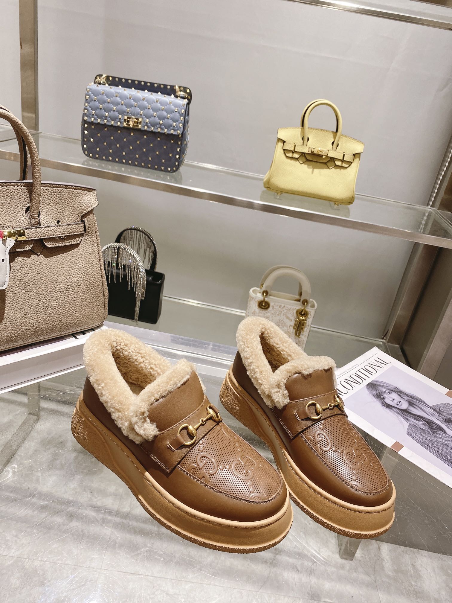 Cheap Gucci Boots For Women in 235902, $90 USD- [IB235902] - Replica Gucci Boots For Women