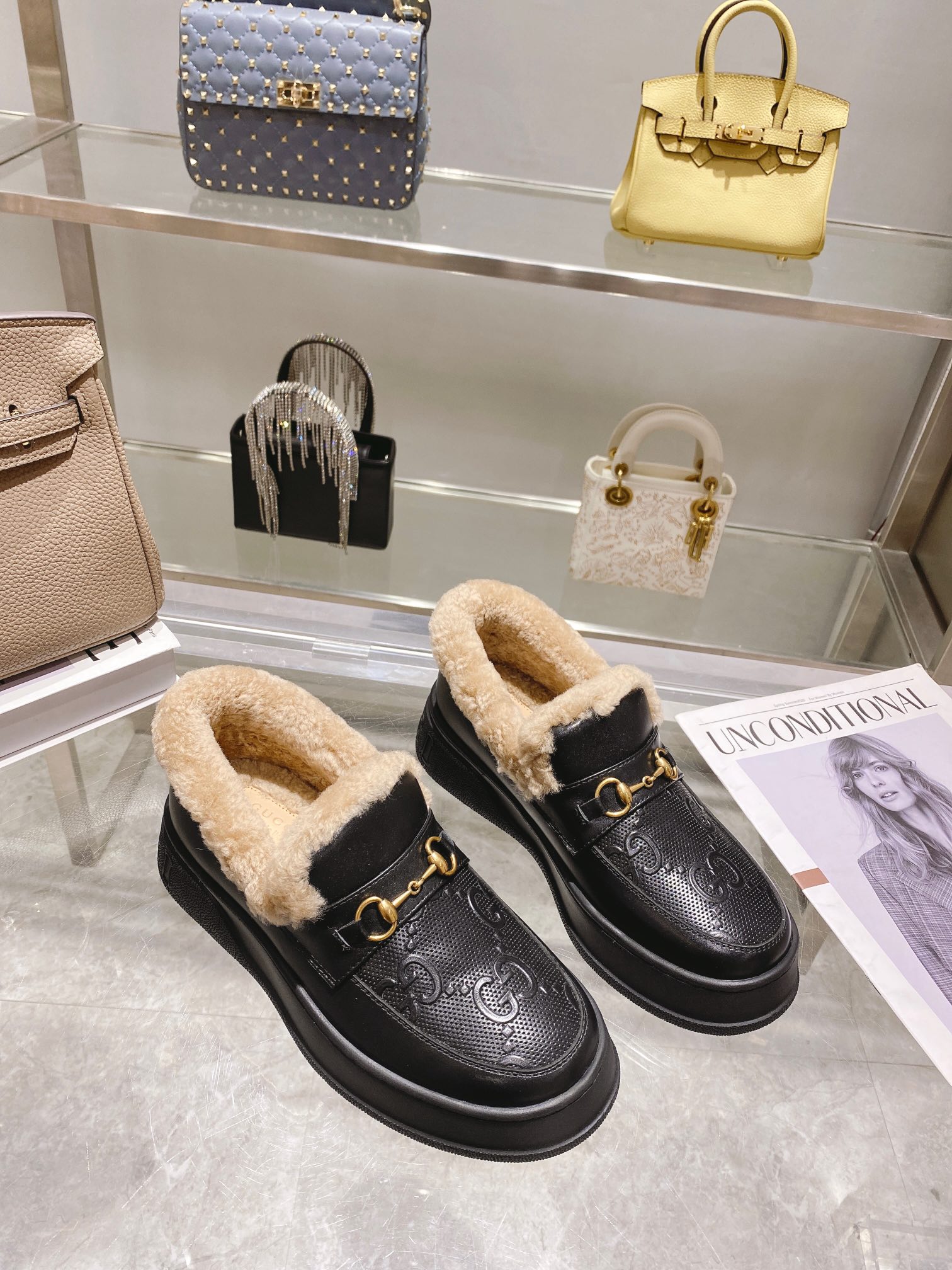 Cheap Gucci Boots For Women in 235903, $90 USD- [IB235903] - Replica Gucci Boots For Women