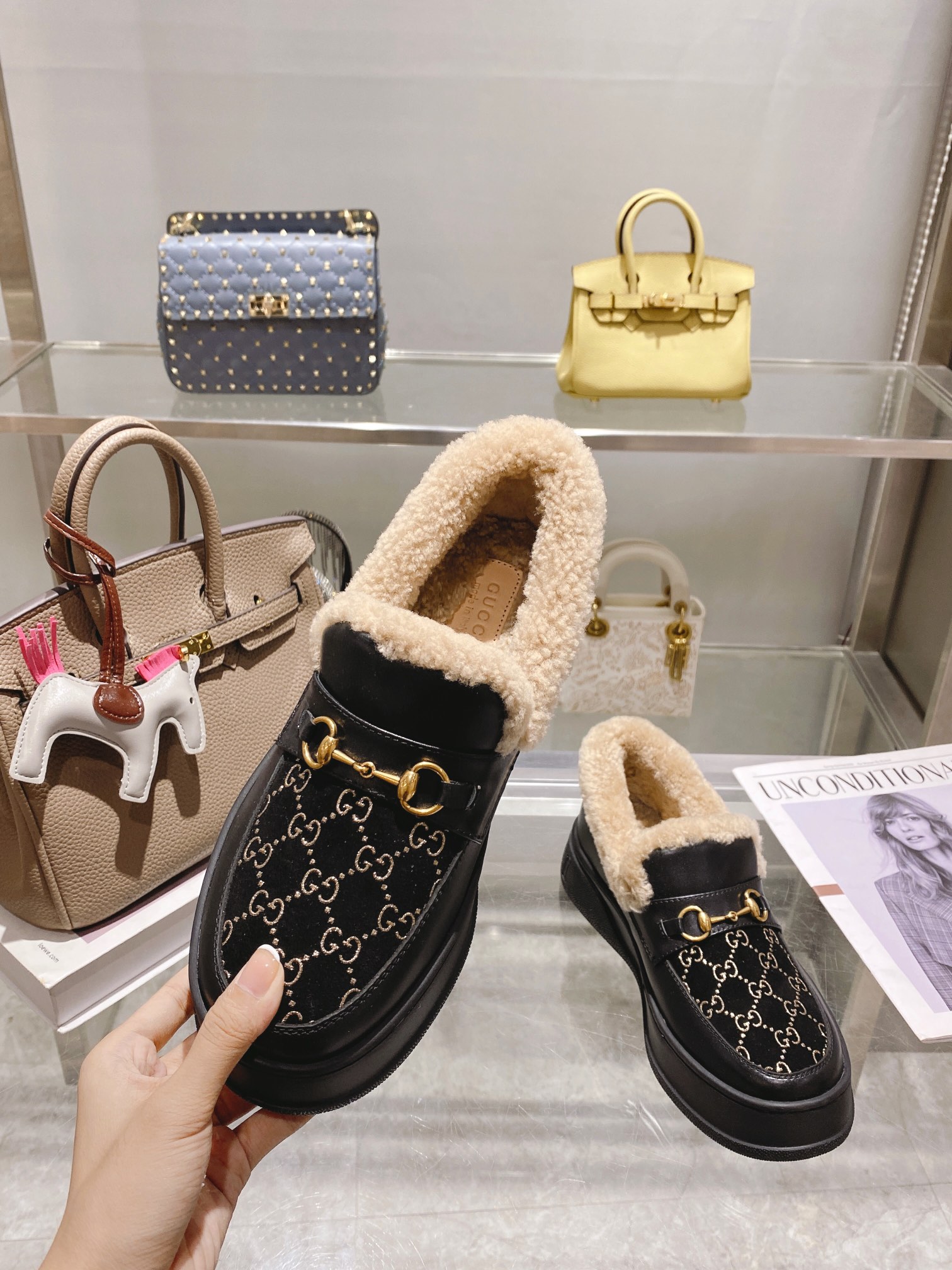 Cheap Gucci Boots For Women in 235906, $90 USD- [IB235906] - Replica Gucci Boots For Women