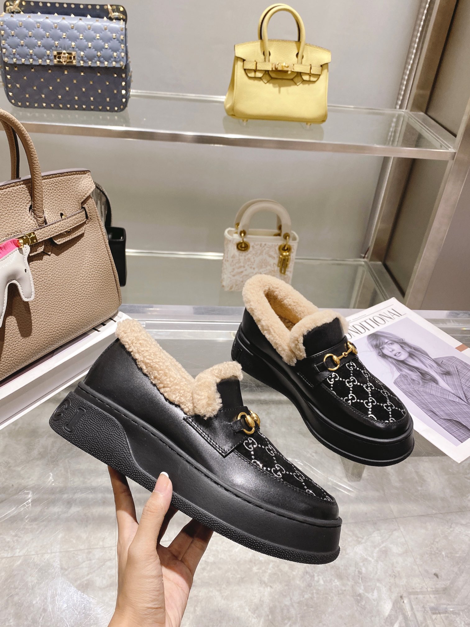 Cheap Gucci Boots For Women in 235907, $90 USD- [IB235907] - Replica Gucci Boots For Women