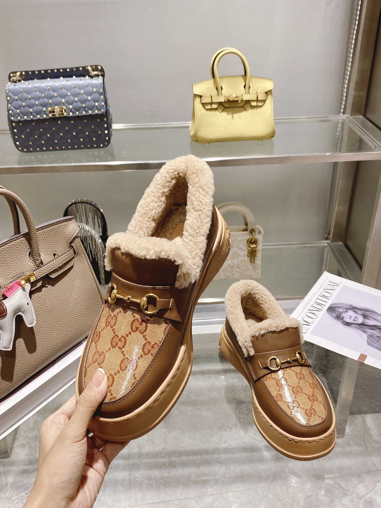 Cheap Gucci Boots For Women in 235908, $90 USD- [IB235908] - Replica Gucci Boots For Women