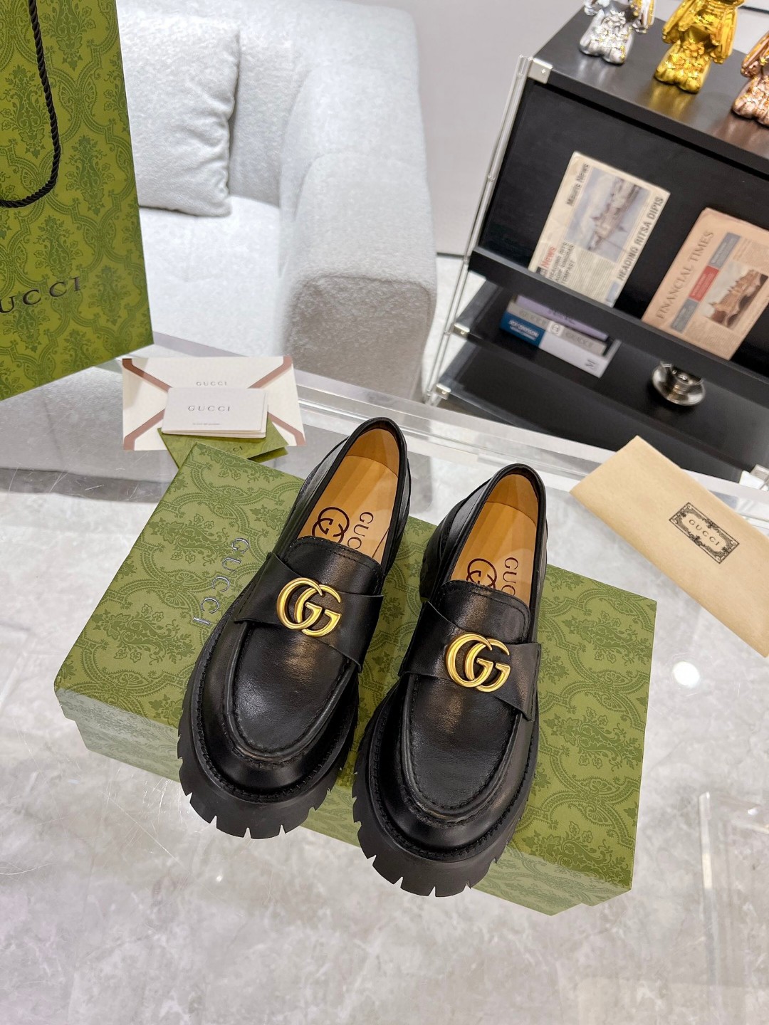 Cheap Gucci Boots For Women in 235917, $85 USD- [IB235917] - Replica Gucci Boots For Women
