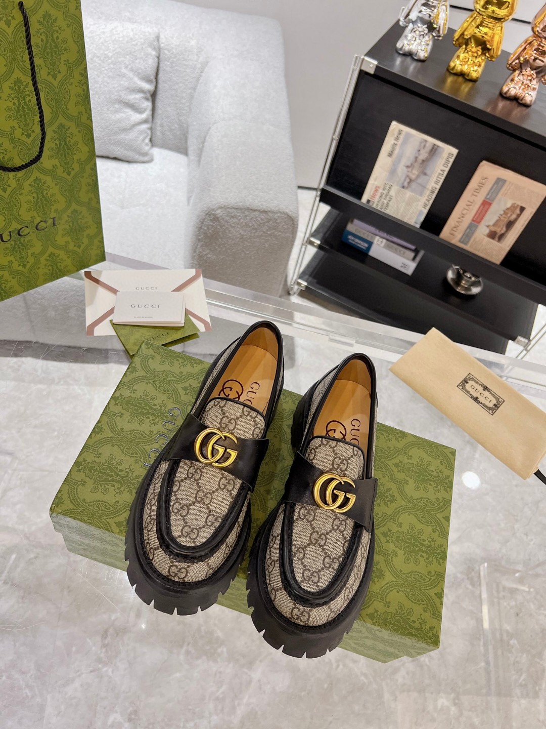 Cheap Gucci Boots For Women in 235918, $85 USD- [IB235918] - Replica Gucci Boots For Women
