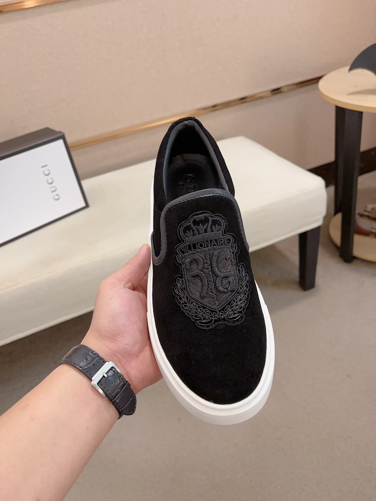 Cheap Gucci Loafers And Drivers For Men in 235924, $65 USD- [IB235924] - Replica Gucci Loafers And Drivers For Men