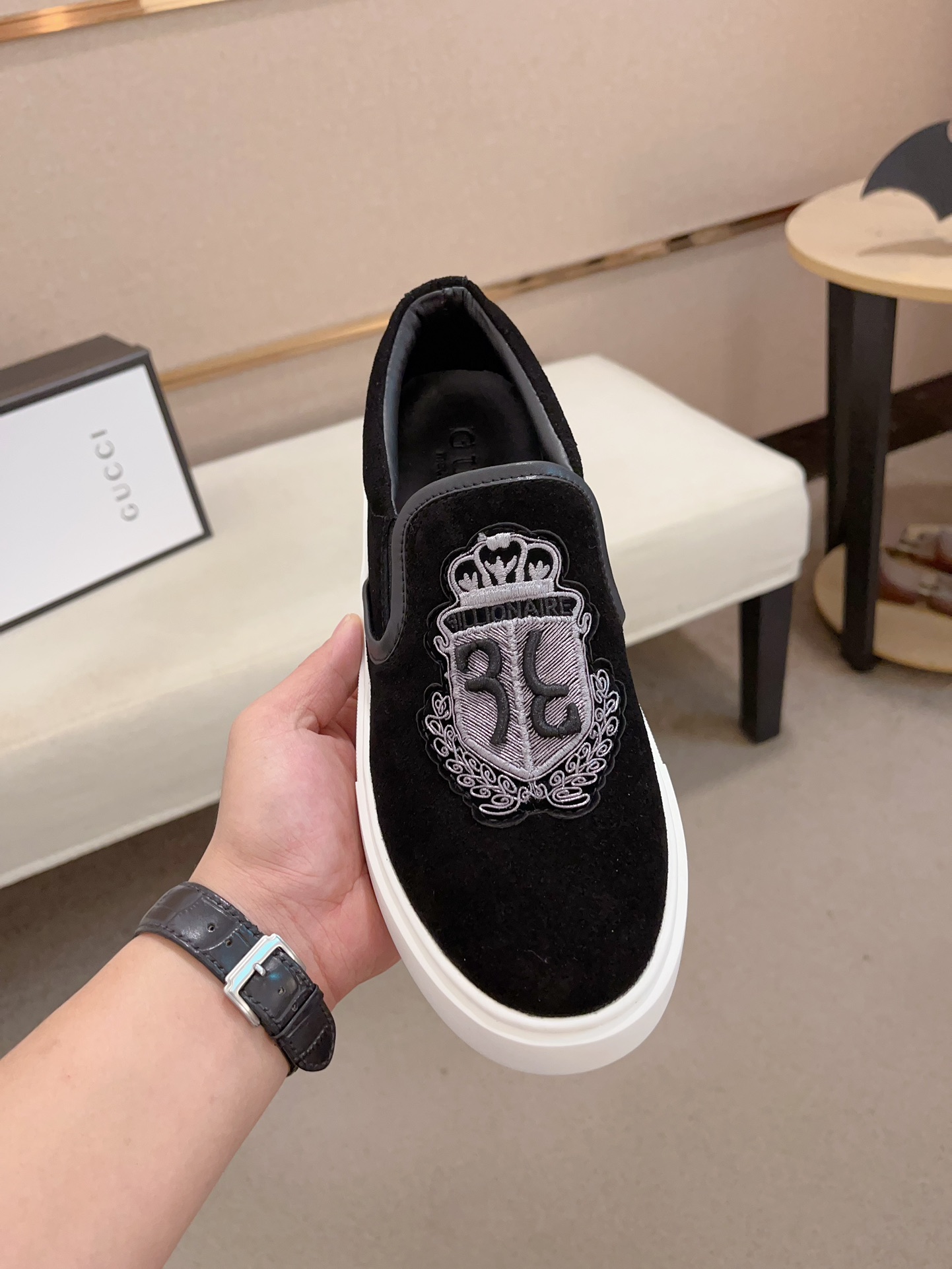 Cheap Gucci Loafers And Drivers For Men in 235925, $65 USD- [IB235925] - Replica Gucci Loafers And Drivers For Men