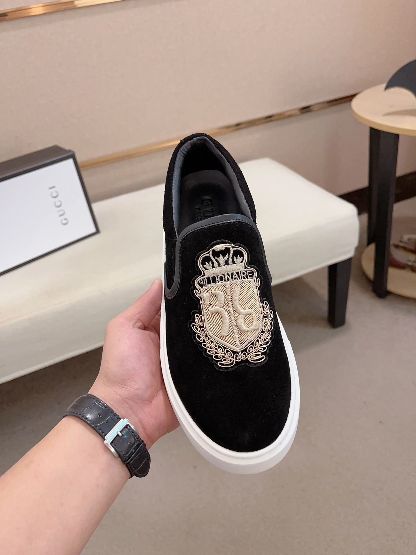 Cheap Gucci Loafers And Drivers For Men in 235926, $65 USD- [IB235926] - Replica Gucci Loafers And Drivers For Men