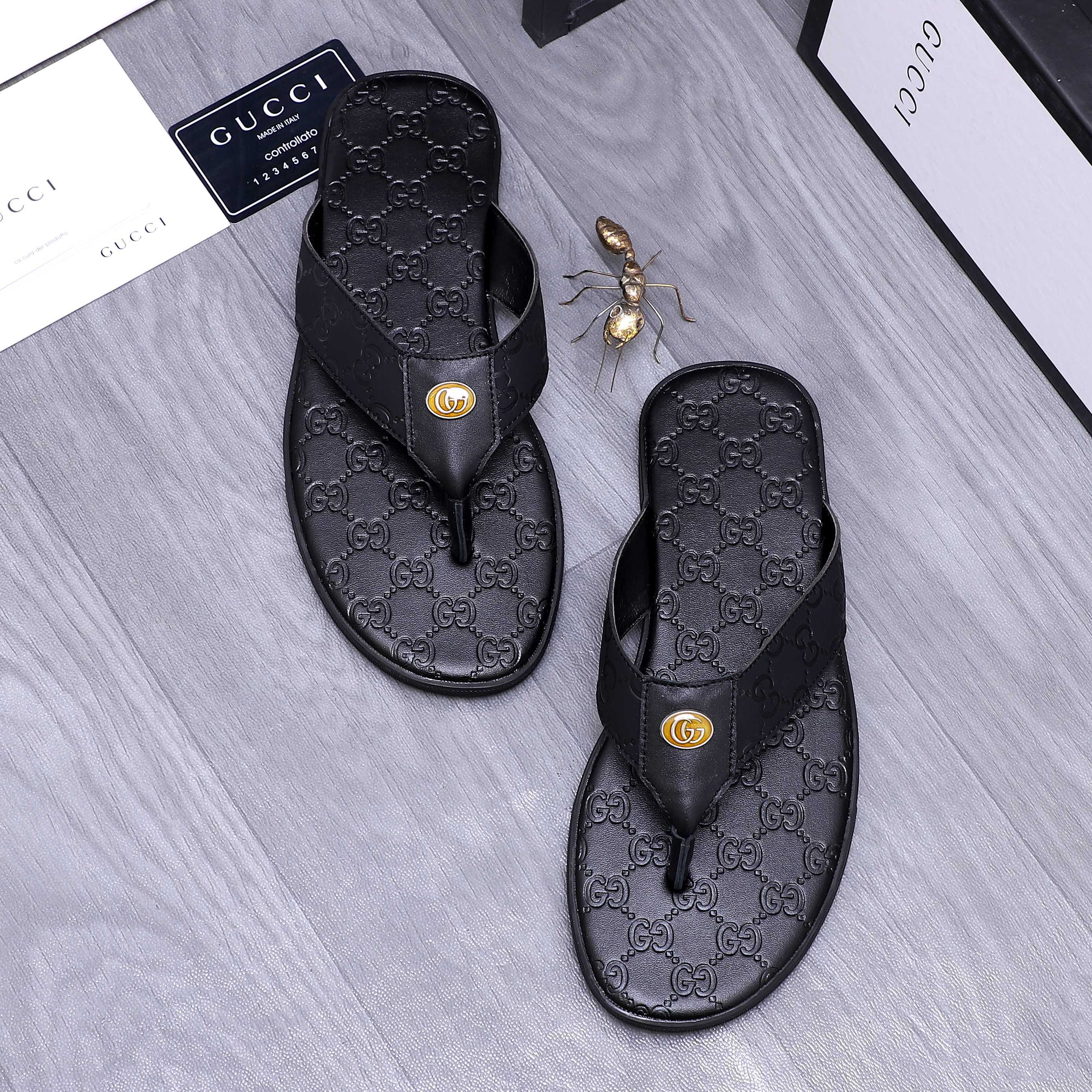Cheap Gucci Slippers For Men in 235947, $40 USD- [IB235947] - Replica Gucci Slippers For Men