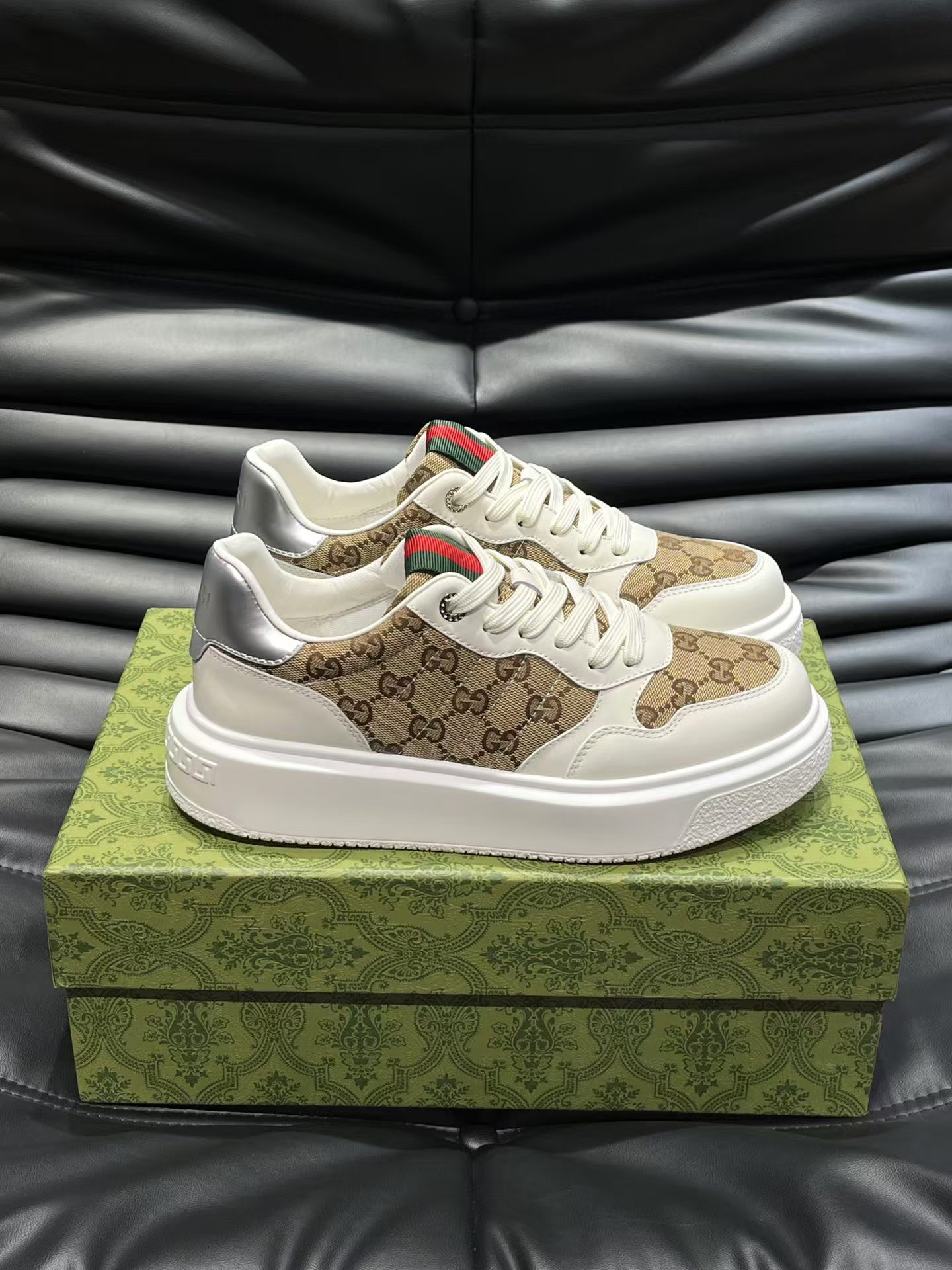 Cheap Gucci Casual Shoes For Men in 235963, $80 USD- [IB235963] - Replica Gucci Casual Shoes For Men