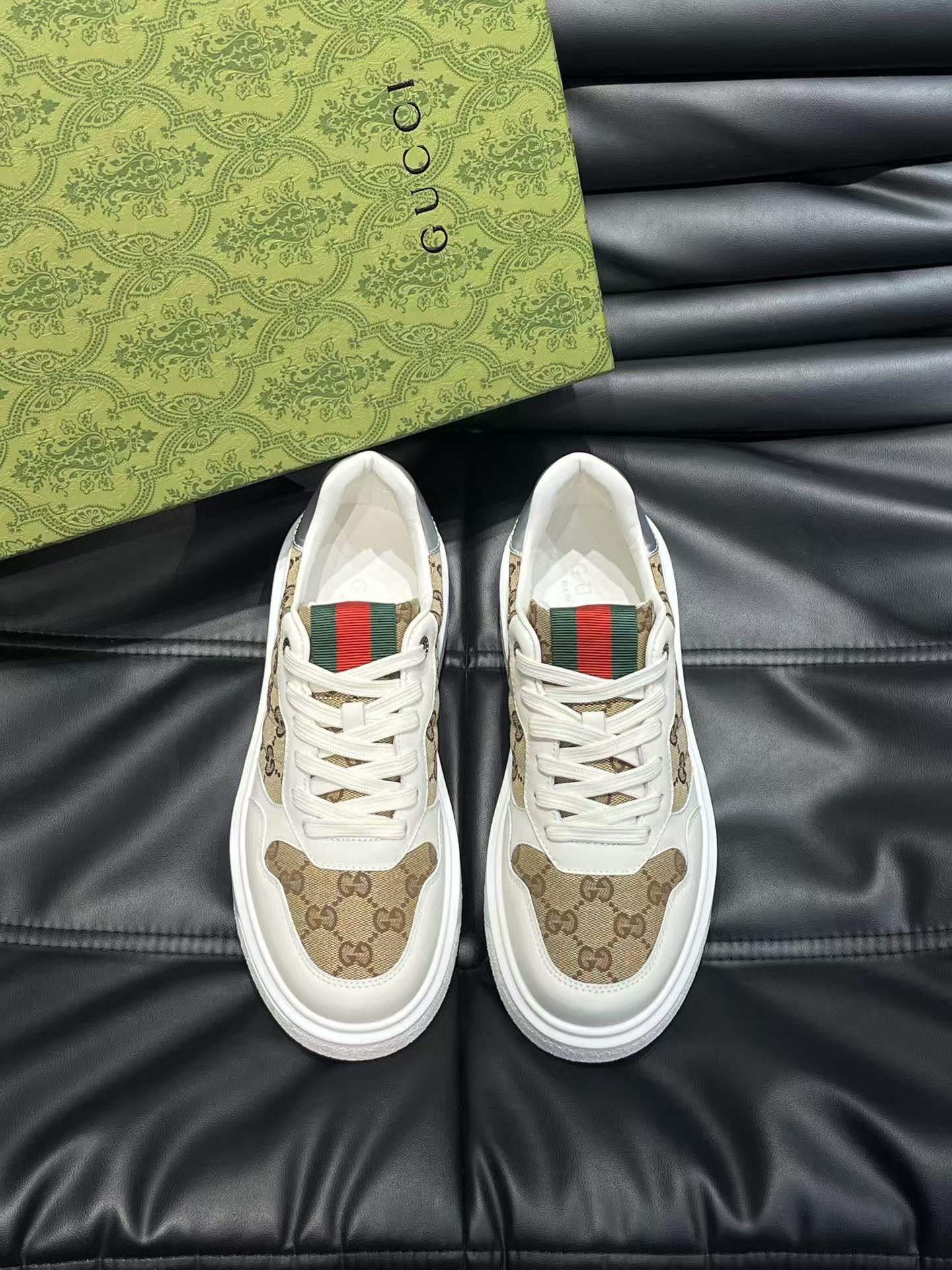 Cheap Gucci Casual Shoes For Men in 235963, $80 USD- [IB235963] - Replica Gucci Casual Shoes For Men