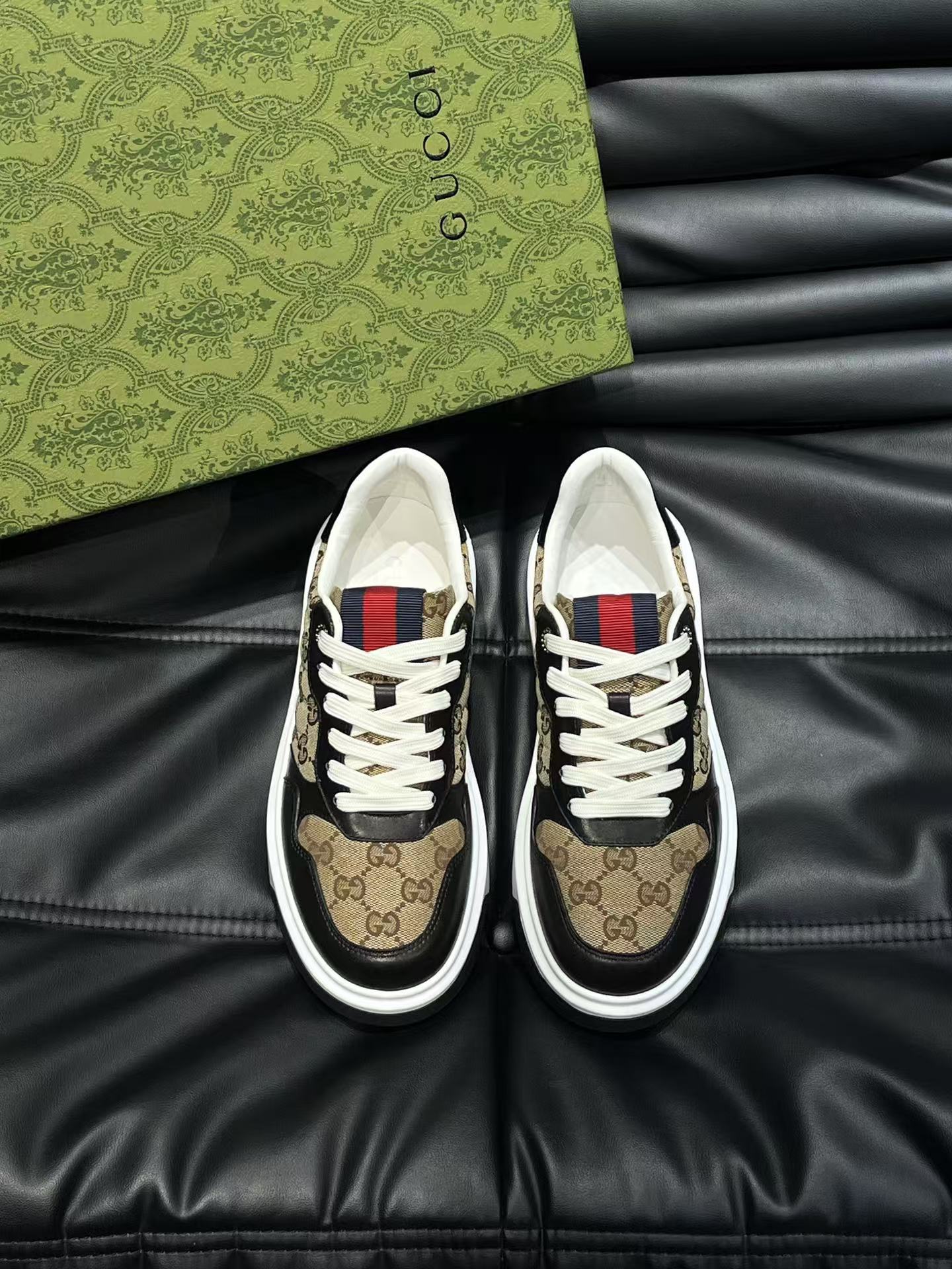 Cheap Gucci Casual Shoes For Men in 235964, $80 USD- [IB235964] - Replica Gucci Casual Shoes For Men