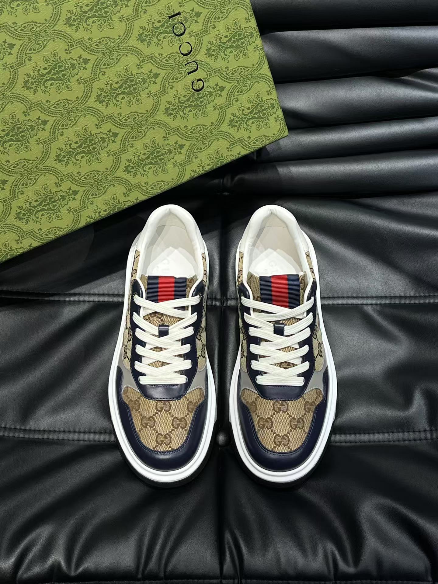 Cheap Gucci Casual Shoes For Men in 235965, $80 USD- [IB235965] - Replica Gucci Casual Shoes For Men