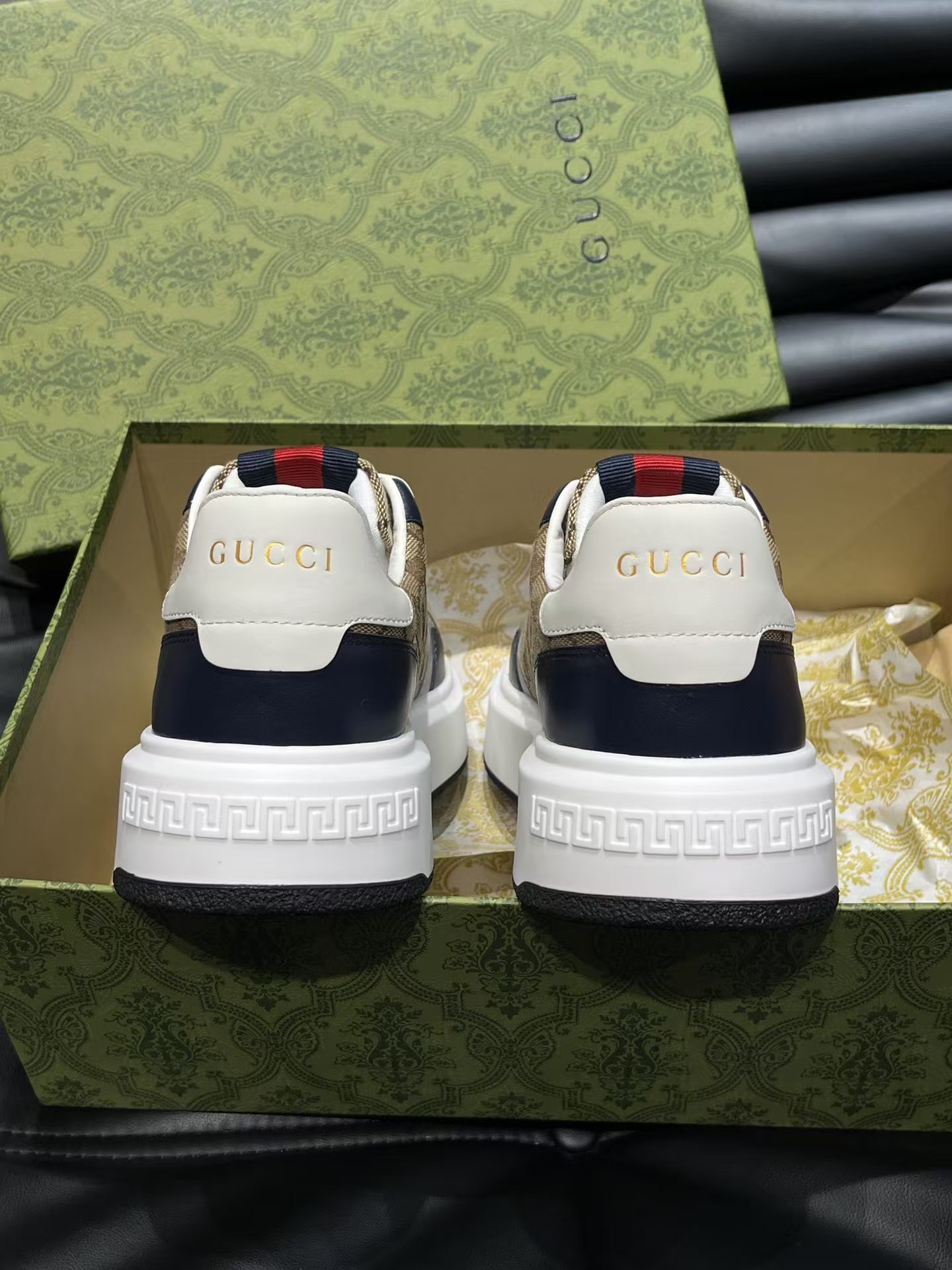 Cheap Gucci Casual Shoes For Men in 235965, $80 USD- [IB235965] - Replica Gucci Casual Shoes For Men