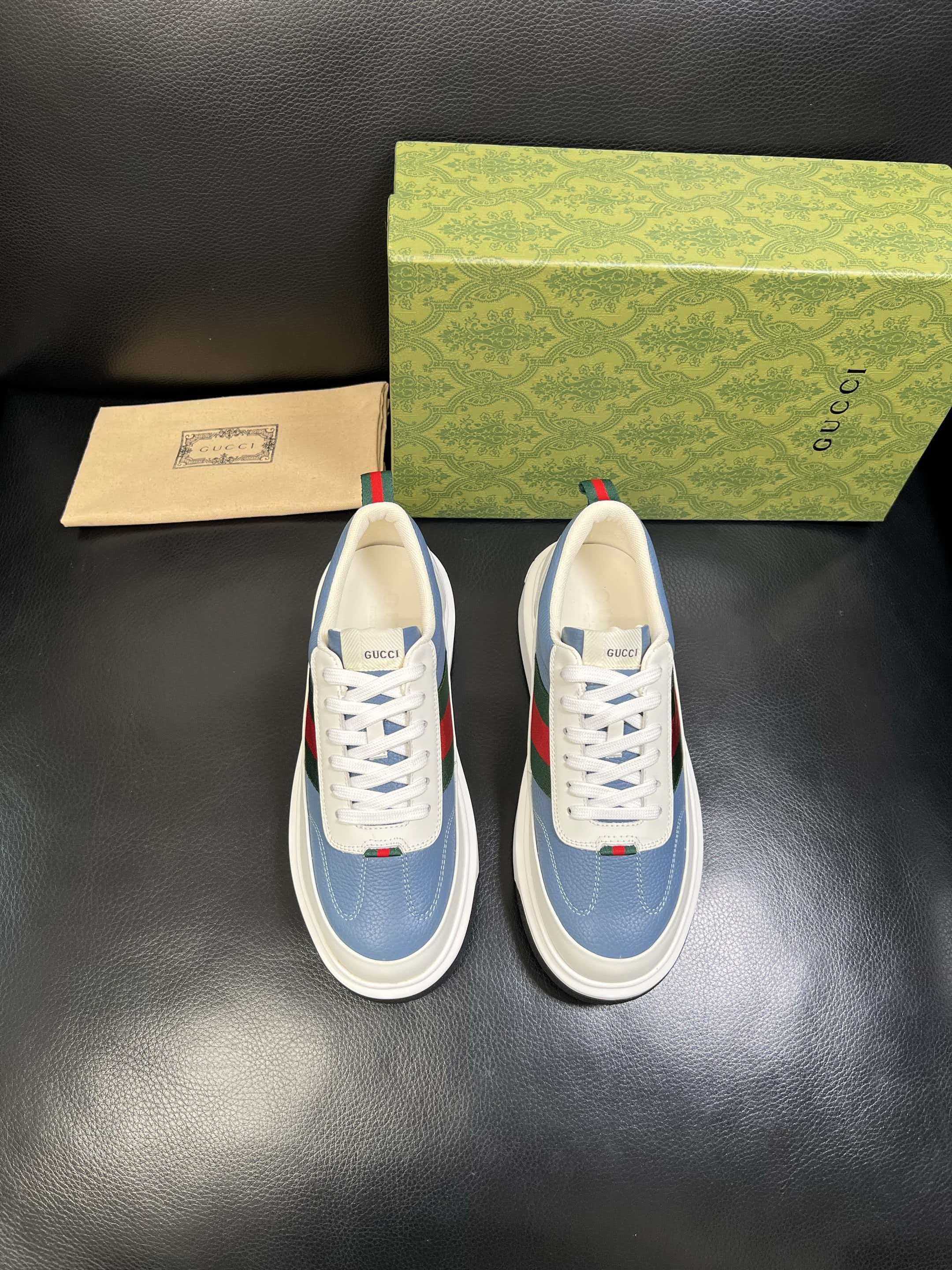Cheap Gucci Casual Shoes For Men in 235974, $80 USD- [IB235974] - Replica Gucci Casual Shoes For Men