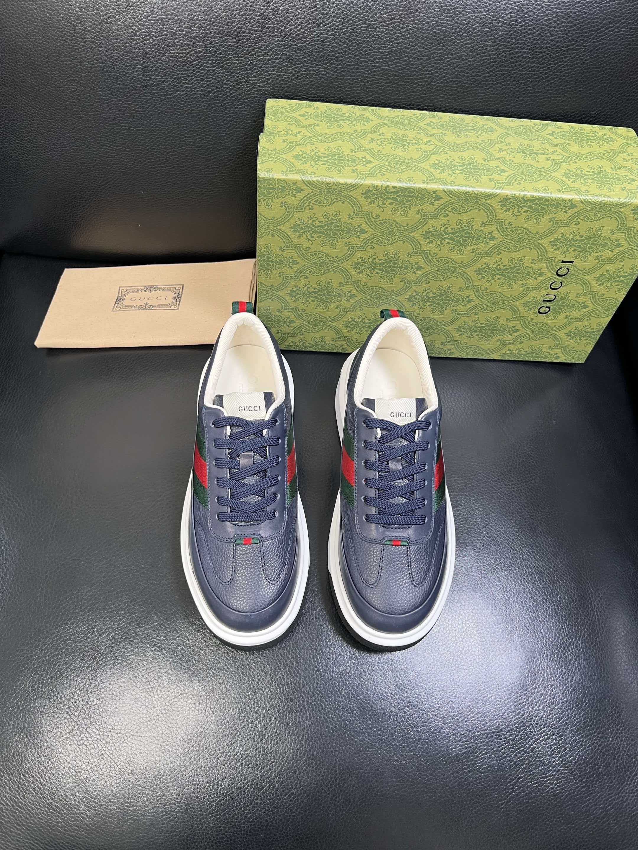 Cheap Gucci Casual Shoes For Men in 235975, $80 USD- [IB235975] - Replica Gucci Casual Shoes For Men
