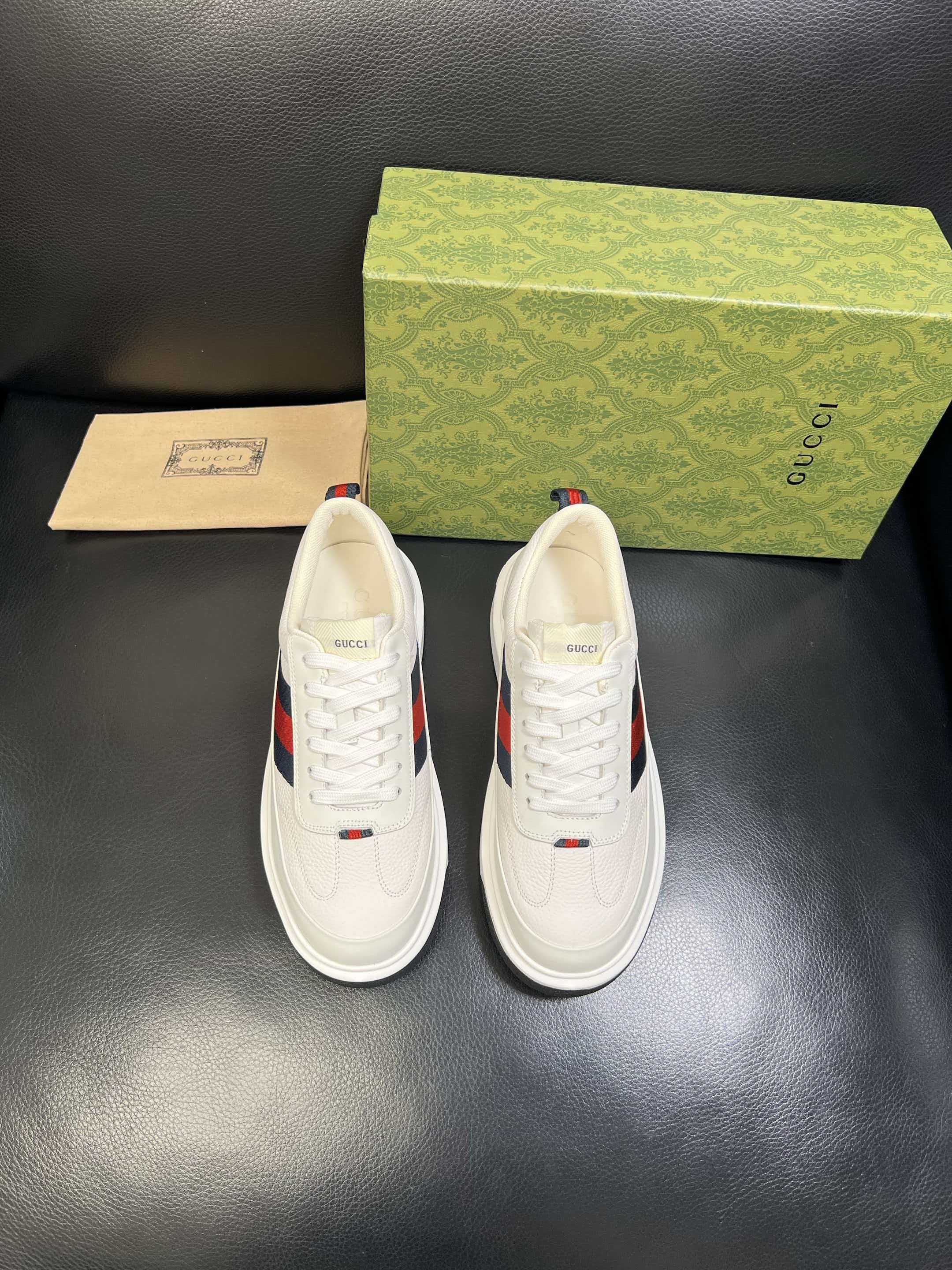 Cheap Gucci Casual Shoes For Men in 235976, $80 USD- [IB235976] - Replica Gucci Casual Shoes For Men