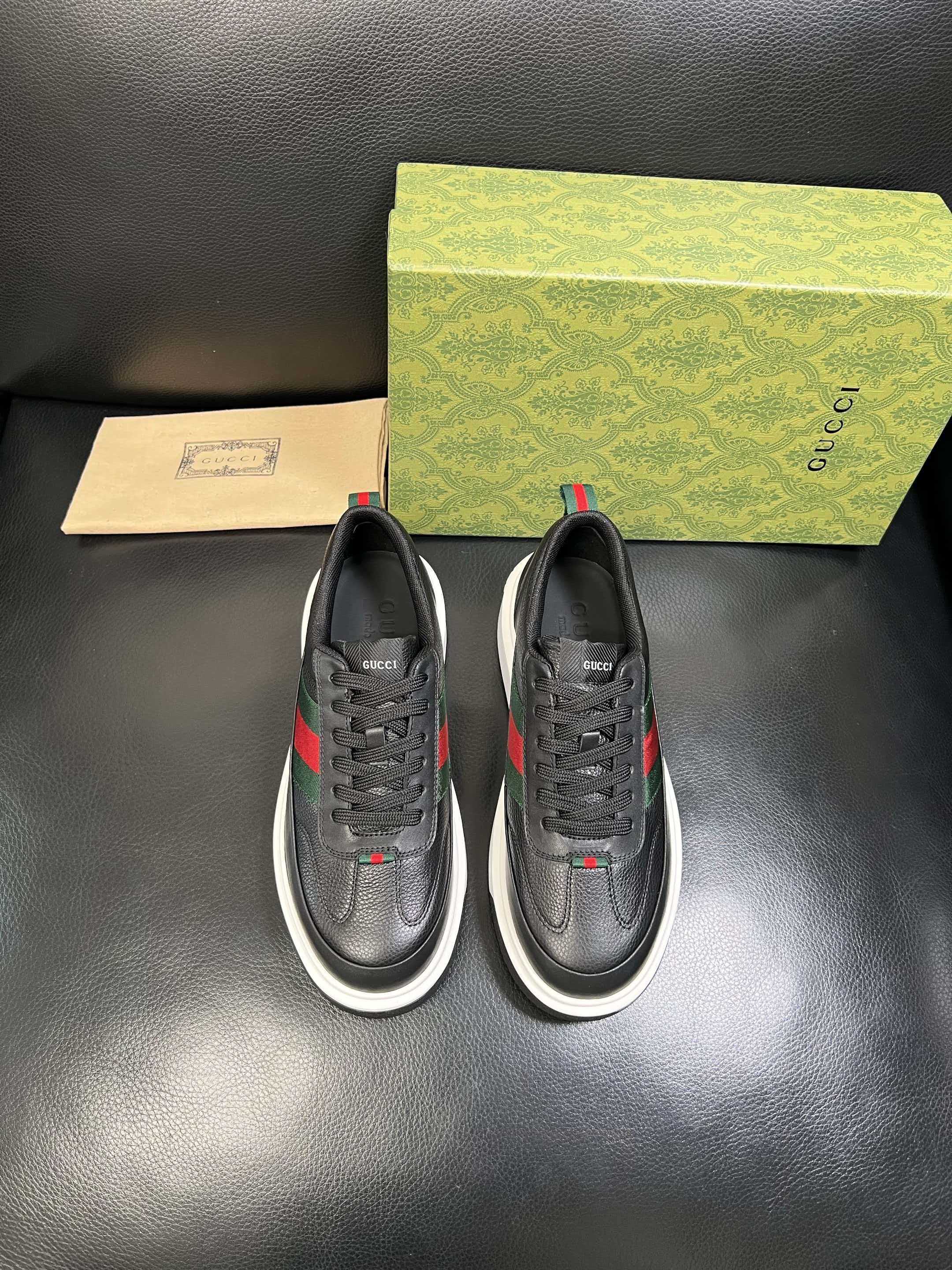 Cheap Gucci Casual Shoes For Men in 235977, $80 USD- [IB235977] - Replica Gucci Casual Shoes For Men