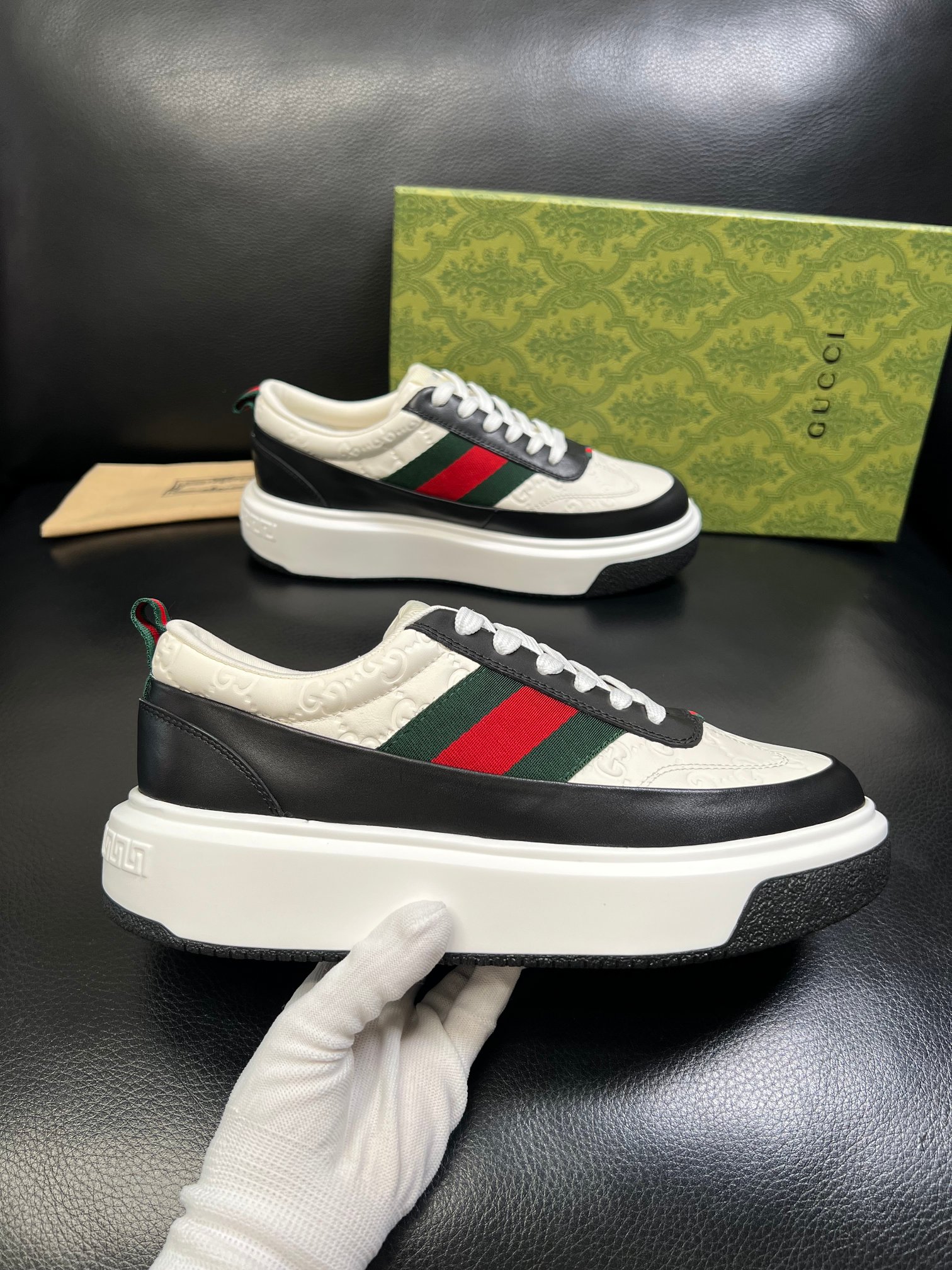 Cheap Gucci Casual Shoes For Men in 235978, $80 USD- [IB235978] - Replica Gucci Casual Shoes For Men