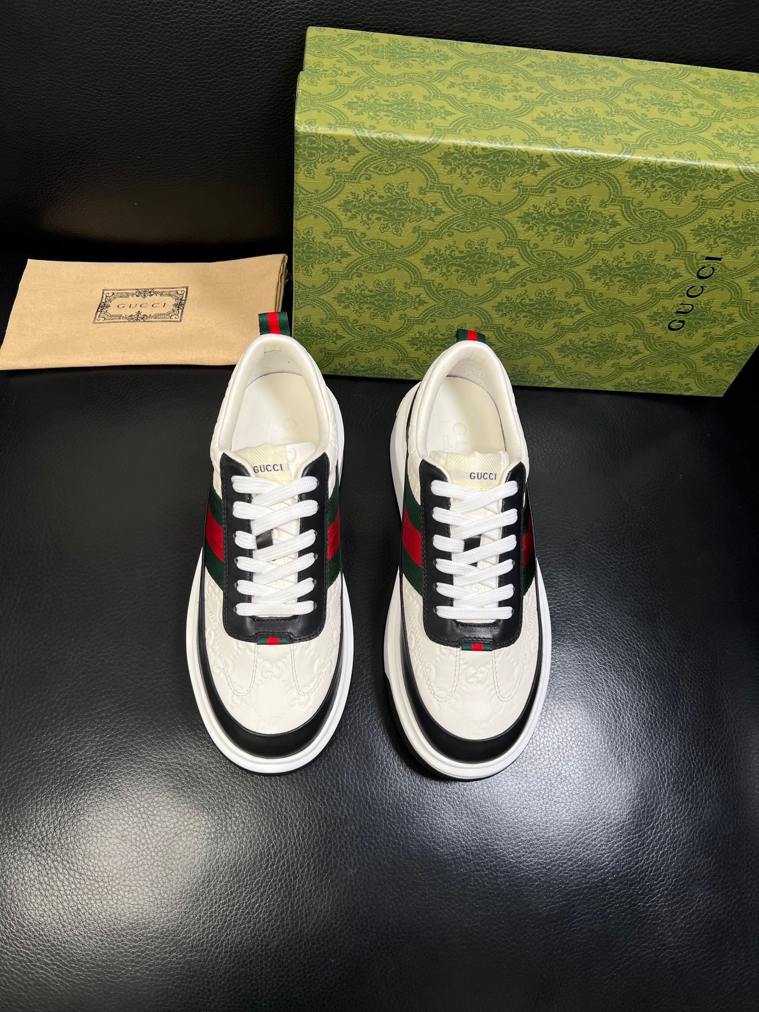 Cheap Gucci Casual Shoes For Men in 235978, $80 USD- [IB235978] - Replica Gucci Casual Shoes For Men