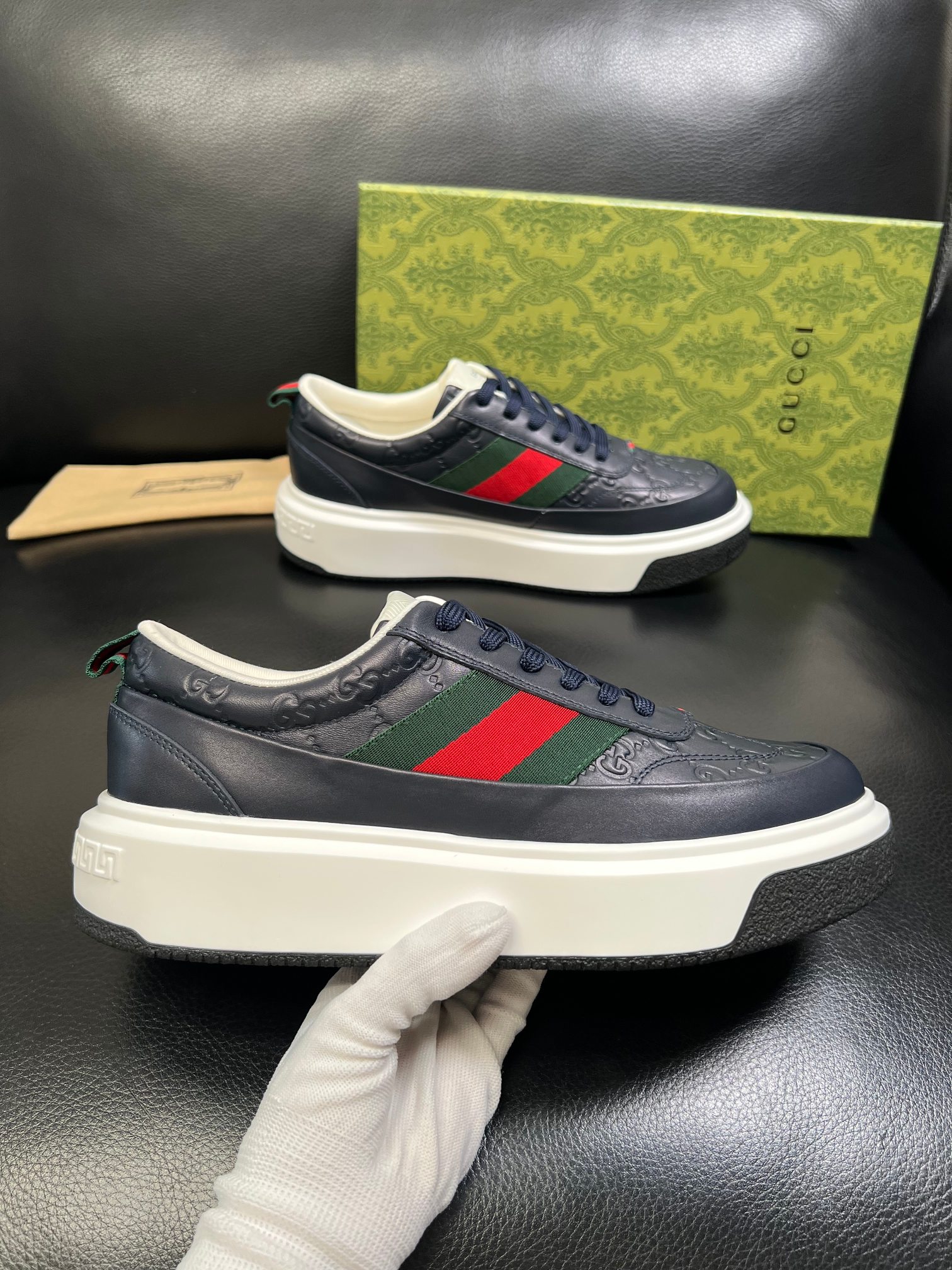 Cheap Gucci Casual Shoes For Men in 235979, $80 USD- [IB235979] - Replica Gucci Casual Shoes For Men