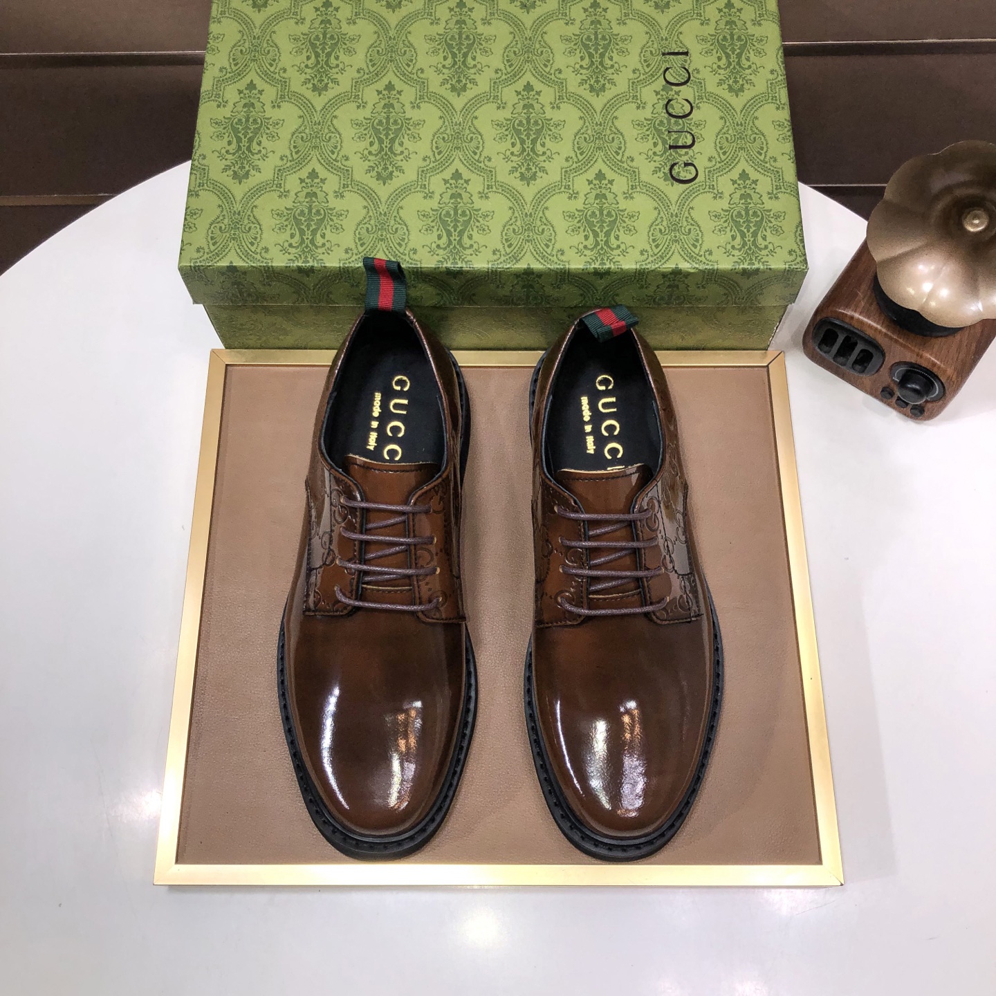 Cheap Gucci Dress Shoes For Men in 235985, $100 USD- [IB235985] - Replica Gucci Dress Shoes For Men