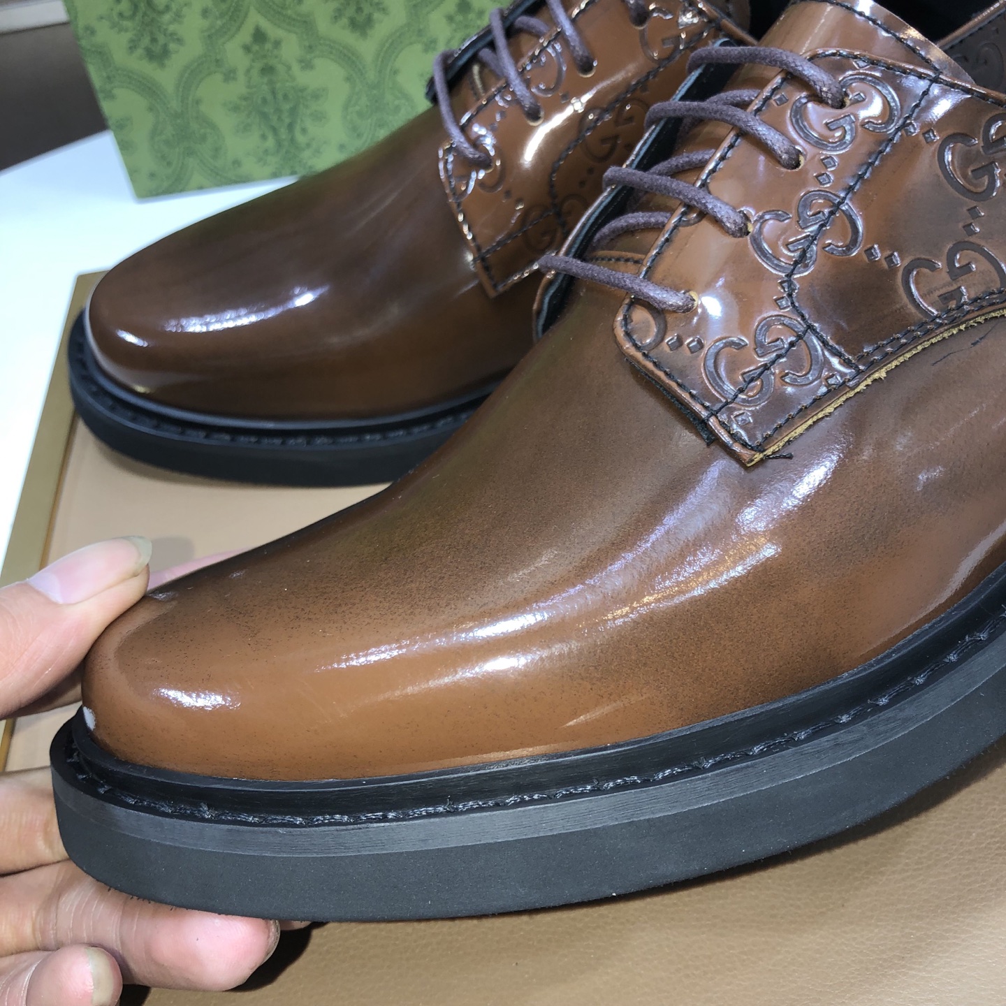 Cheap Gucci Dress Shoes For Men in 235985, $100 USD- [IB235985] - Replica Gucci Dress Shoes For Men