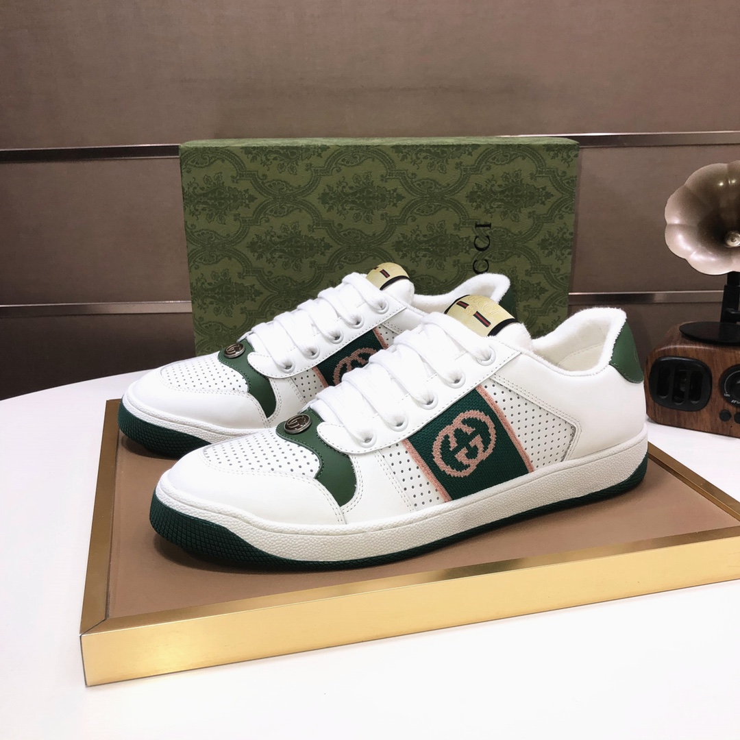 Cheap Gucci Casual Shoes For Men in 235996, $80 USD- [IB235996] - Replica Gucci Casual Shoes For Men