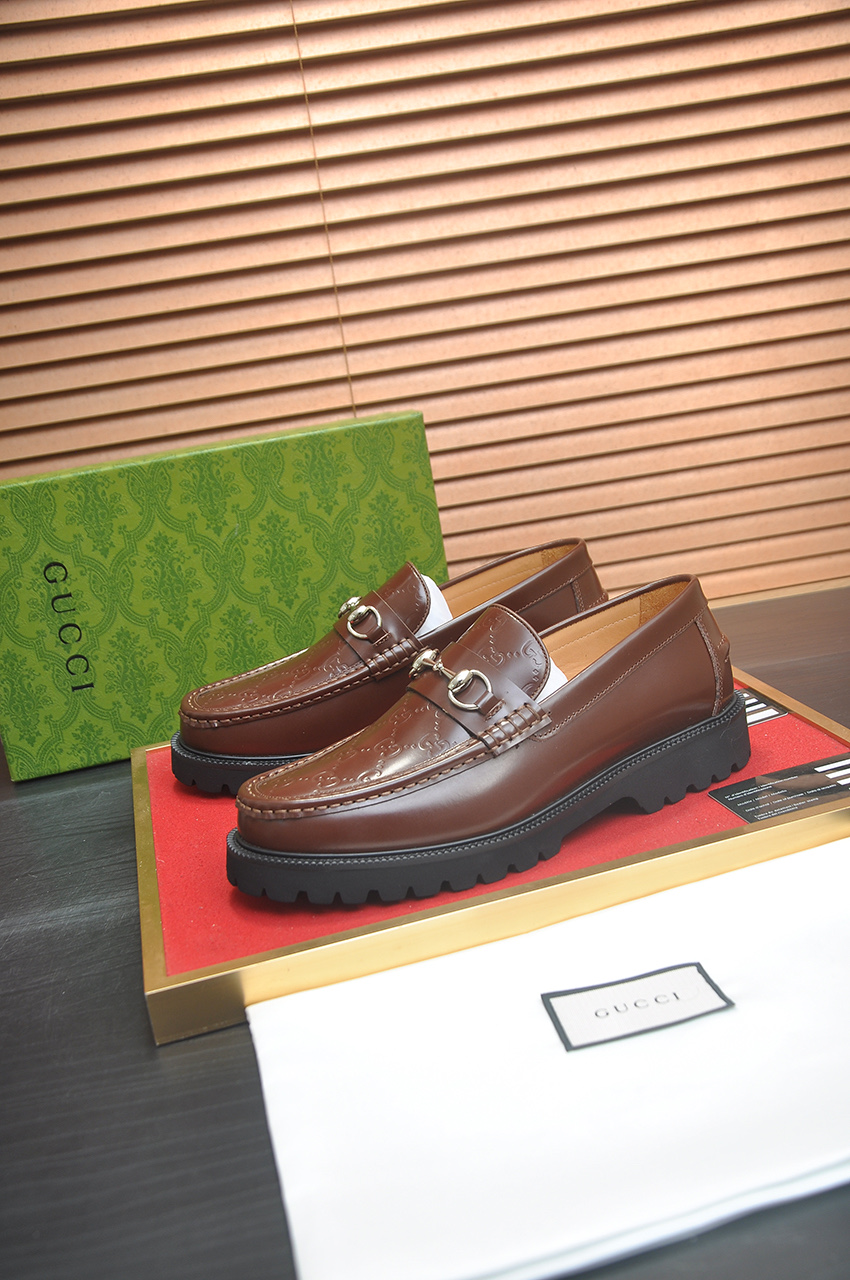 Cheap Gucci Dress Shoes For Men in 236017, $100 USD- [IB236017] - Replica Gucci Dress Shoes For Men