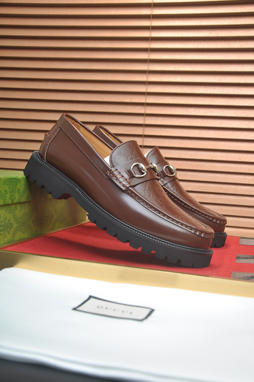 Cheap Gucci Dress Shoes For Men in 236017, $100 USD- [IB236017] - Replica Gucci Dress Shoes For Men