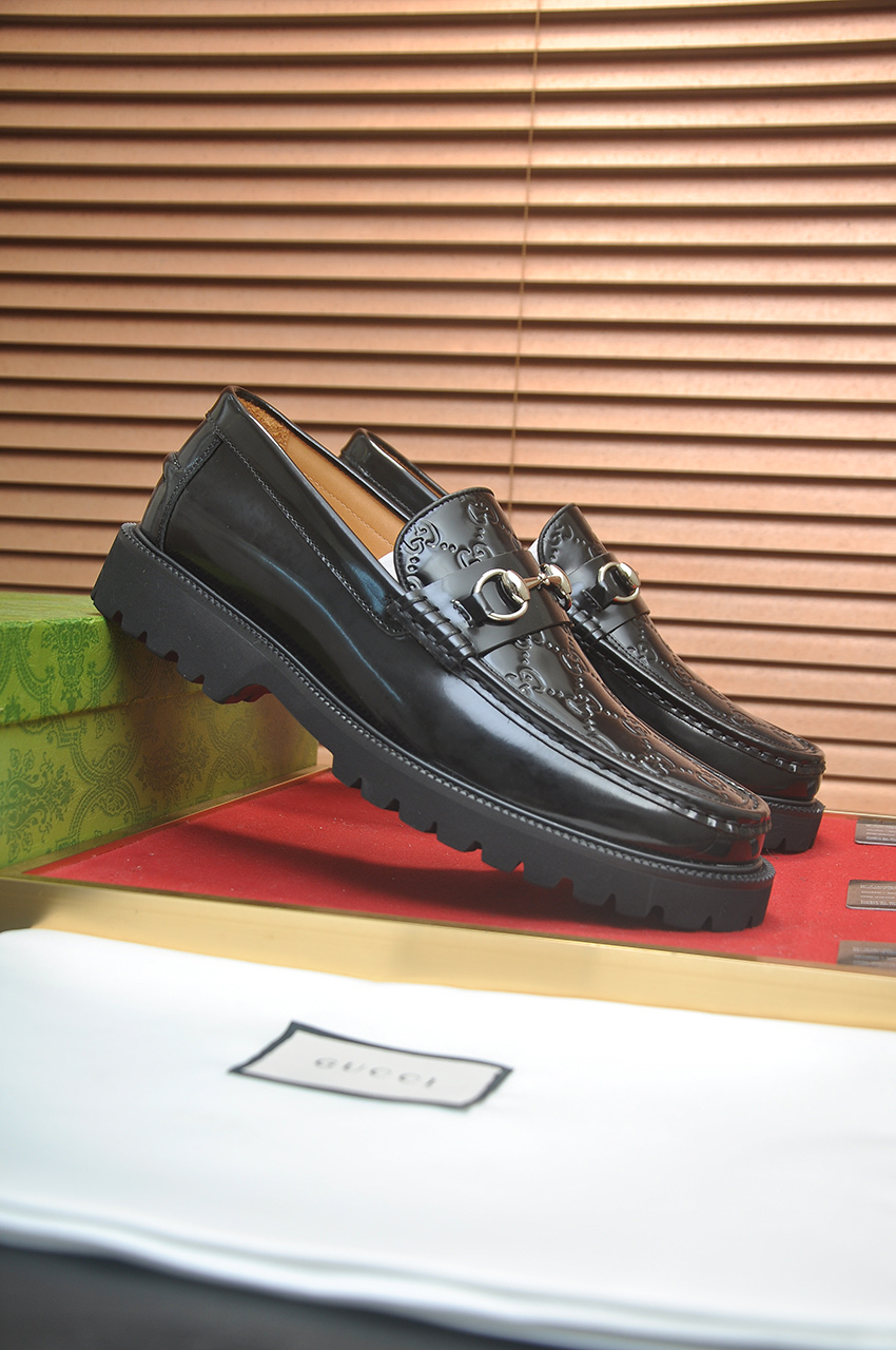 Cheap Gucci Dress Shoes For Men in 236018, $100 USD- [IB236018] - Replica Gucci Dress Shoes For Men