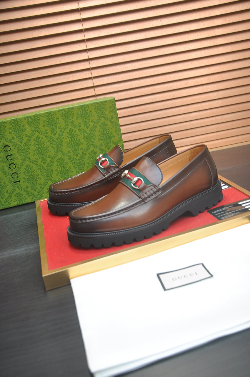 Cheap Gucci Dress Shoes For Men in 236019, $100 USD- [IB236019] - Replica Gucci Dress Shoes For Men
