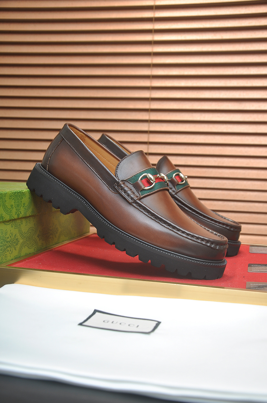 Cheap Gucci Dress Shoes For Men in 236019, $100 USD- [IB236019] - Replica Gucci Dress Shoes For Men