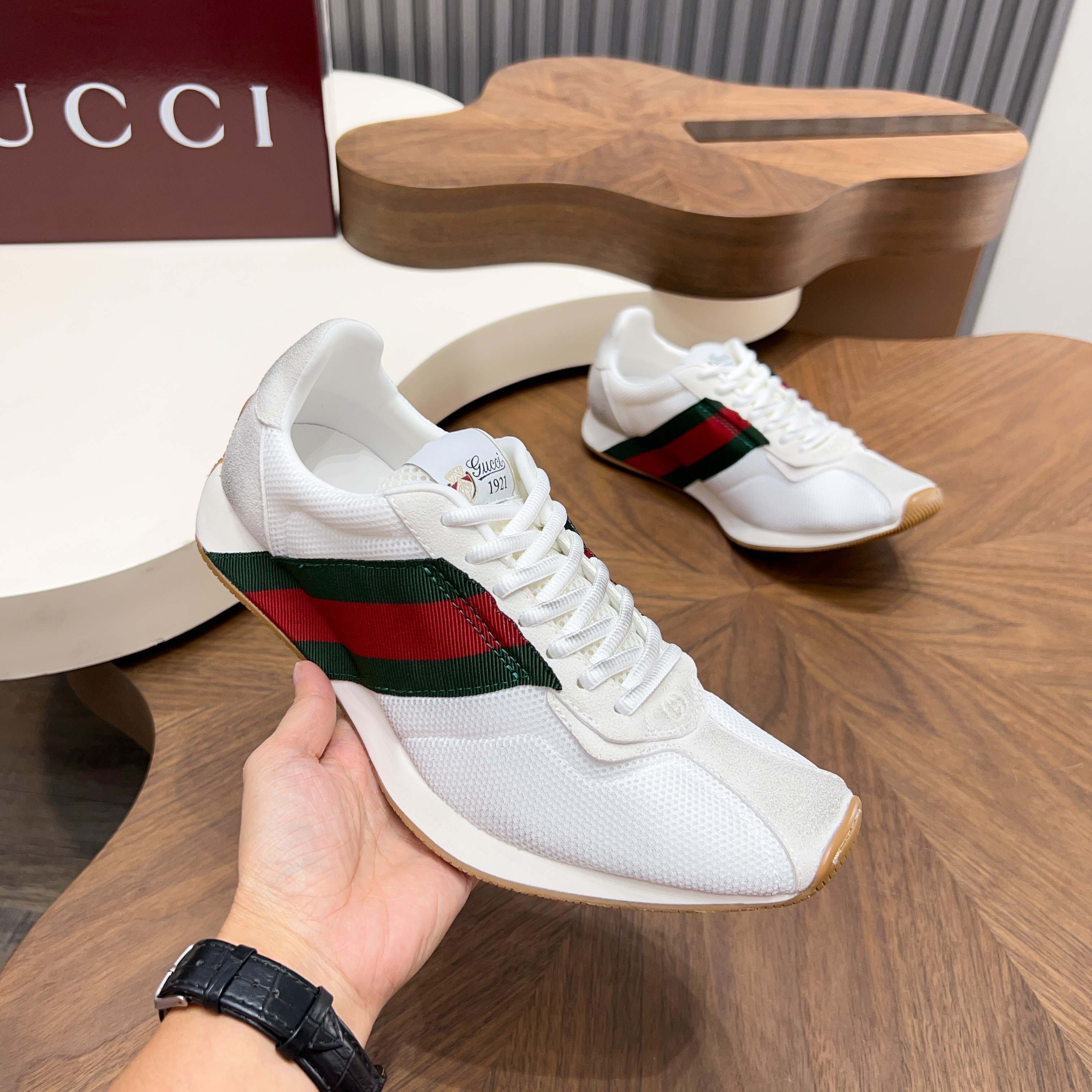 Cheap Gucci Casual Shoes For Men in 236034, $110 USD- [IB236034] - Replica Gucci Casual Shoes For Men